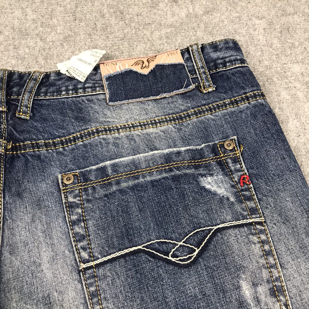 Japanese Brand × Replay RAPLAY DISTRESSED FADED DENIM PANTS Size US 36 / EU 52 - 13 Thumbnail