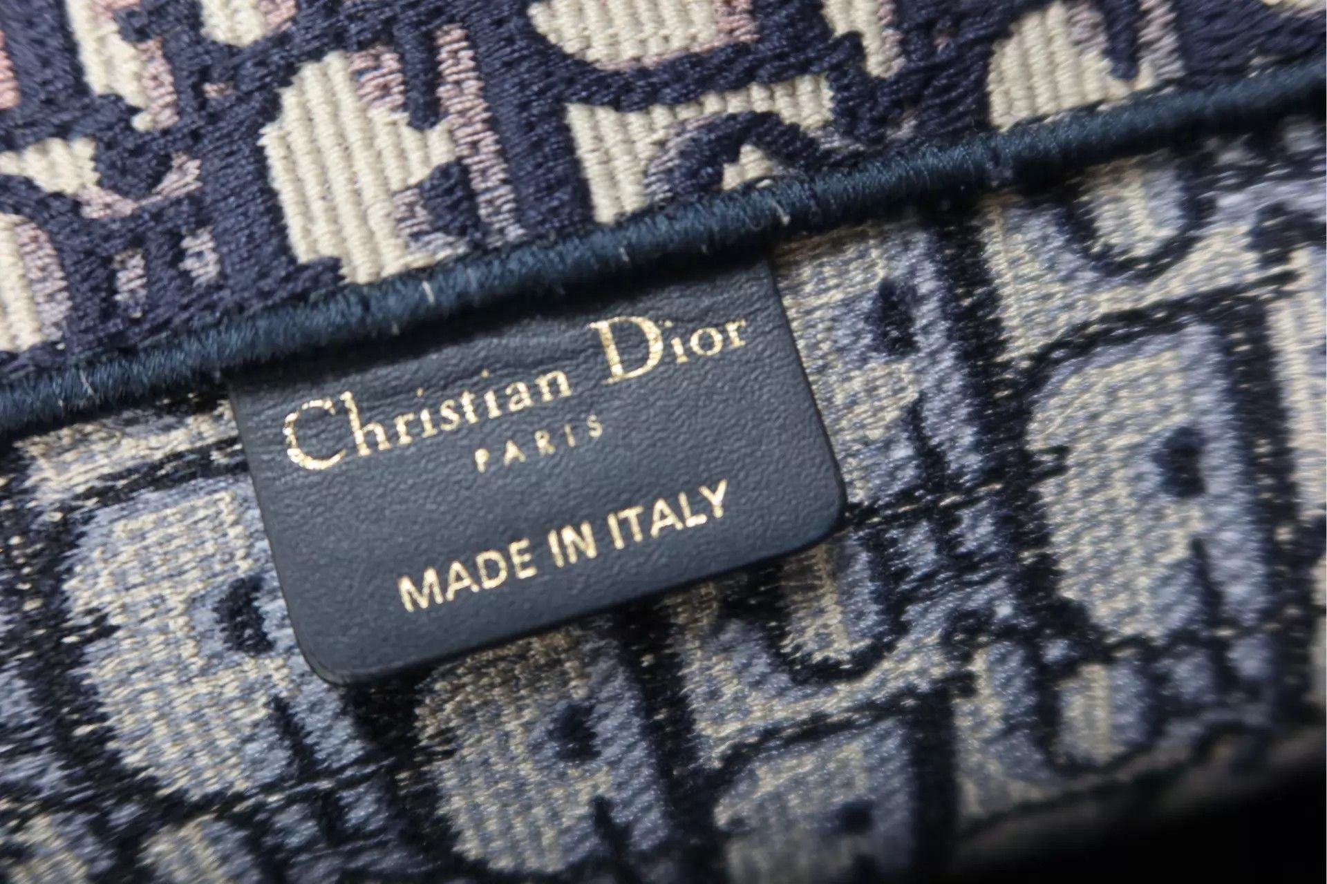 Dior Dior Book Tote L Blue Oblique 99 dust bag Size ONE SIZE - 6 Thumbnail
