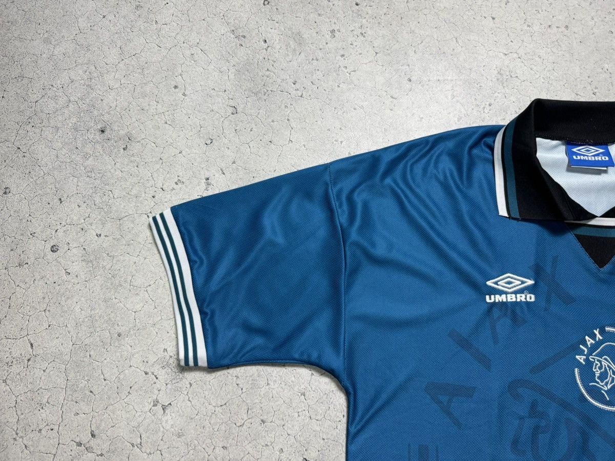 Umbro Umbro FC Ajax Amsterdam 1995/1996 Vintage Soccer Jersey Size US XXL / EU 58 / 5 - 3 Thumbnail