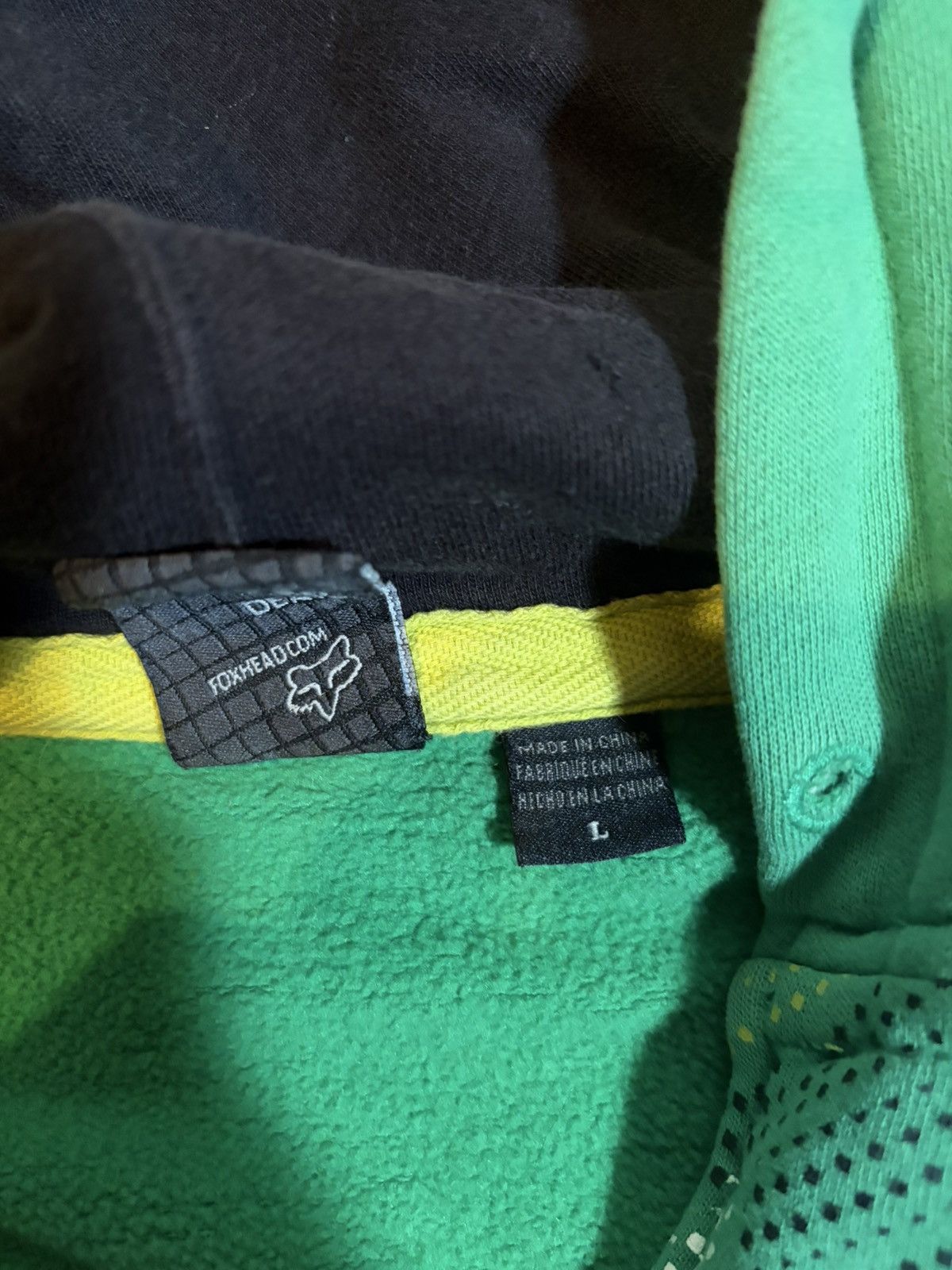 Fox Racing Green y2k fox hoodie Size US L / EU 52-54 / 3 - 4 Thumbnail