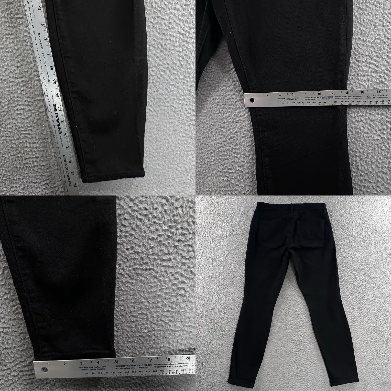 Gap Gap Jeans Black Size 31 Skinny Mid Rise Womens True Stretch Denim Cotton Blend Regular Inseam 28in Size 24" / US 00 / IT 34 - 8 Thumbnail