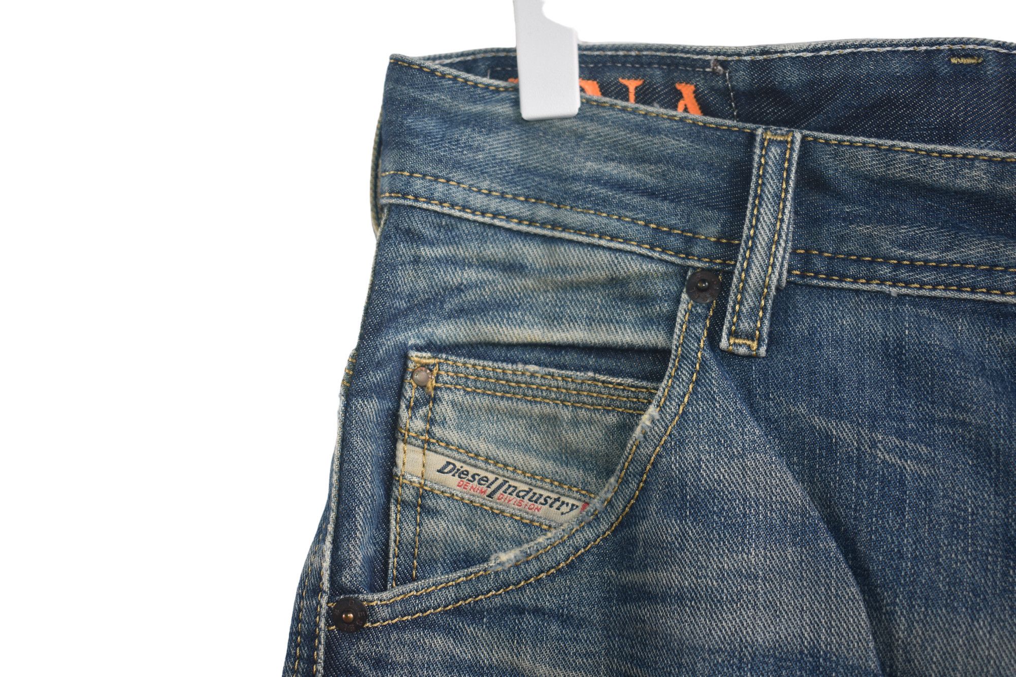 Diesel × Jean Diesel Krooly Distress Jeans W31 Size US 31 - 5 Thumbnail