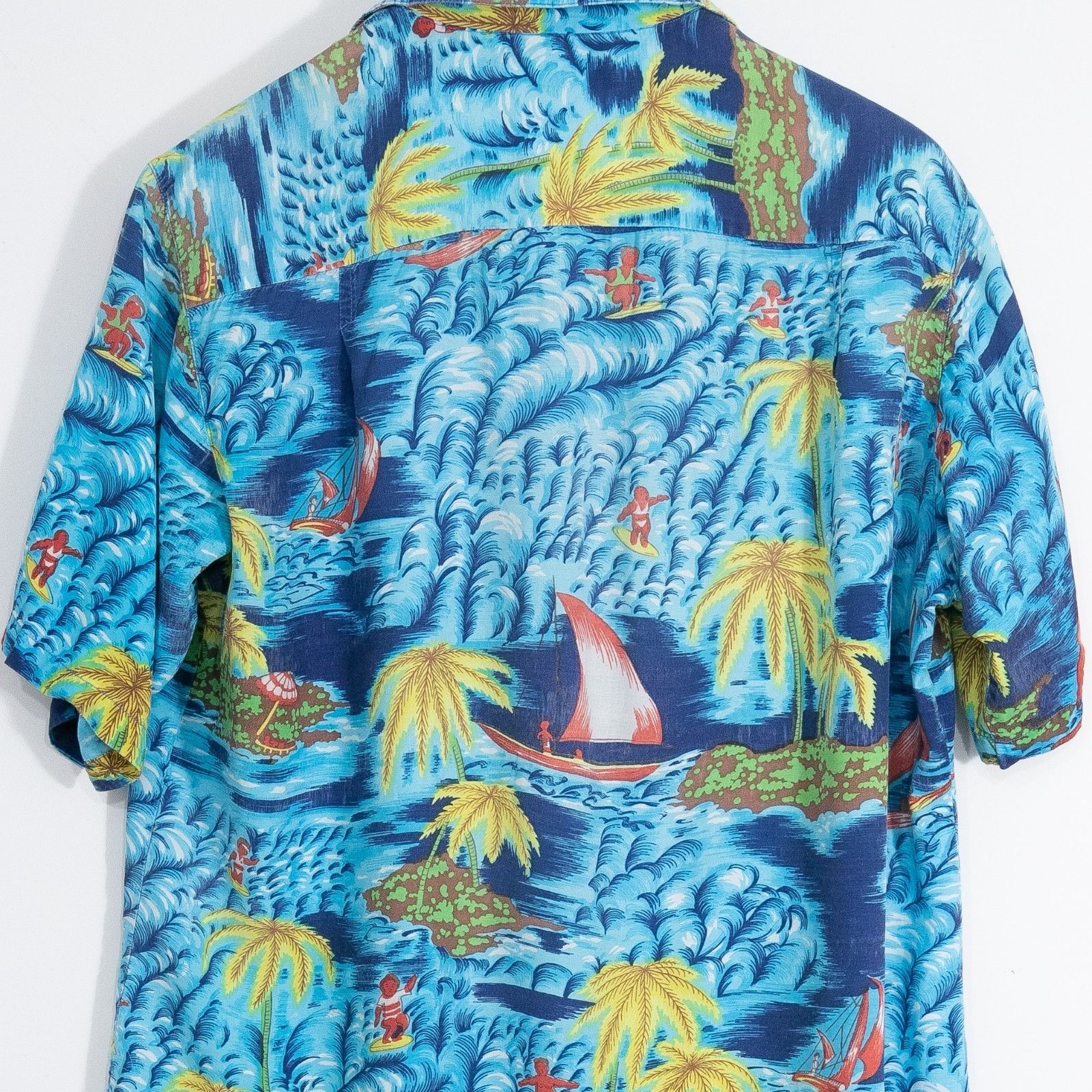 Vintage Vintage Hawaiian Floral Beach Surfing Button Up Shirt Large Size US L / EU 52-54 / 3 - 6 Thumbnail