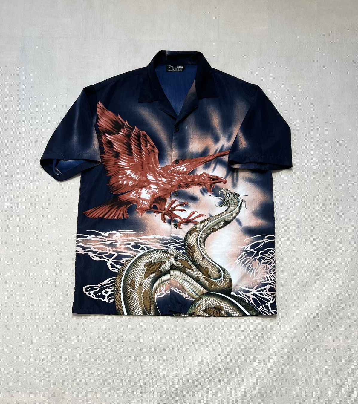 Vintage Rare Shirt snake vs hawk vintage 90’s 00’s Size US M / EU 48-50 / 2 - 1 Thumbnail