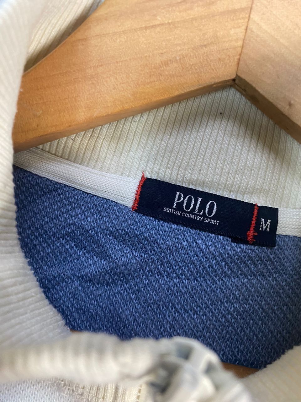 Japanese Brand Polo spellout half zipper sweatshirt by polo British country Size US M / EU 48-50 / 2 - 4 Thumbnail
