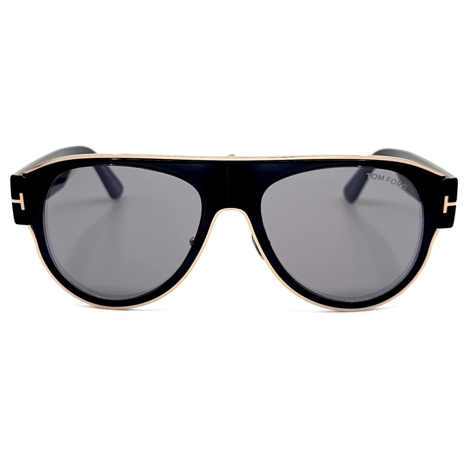 Tom Ford New! TOM FORD Lyle-02 Sunglasses TF1074 01C, Authentic Size ONE SIZE - 1 Thumbnail