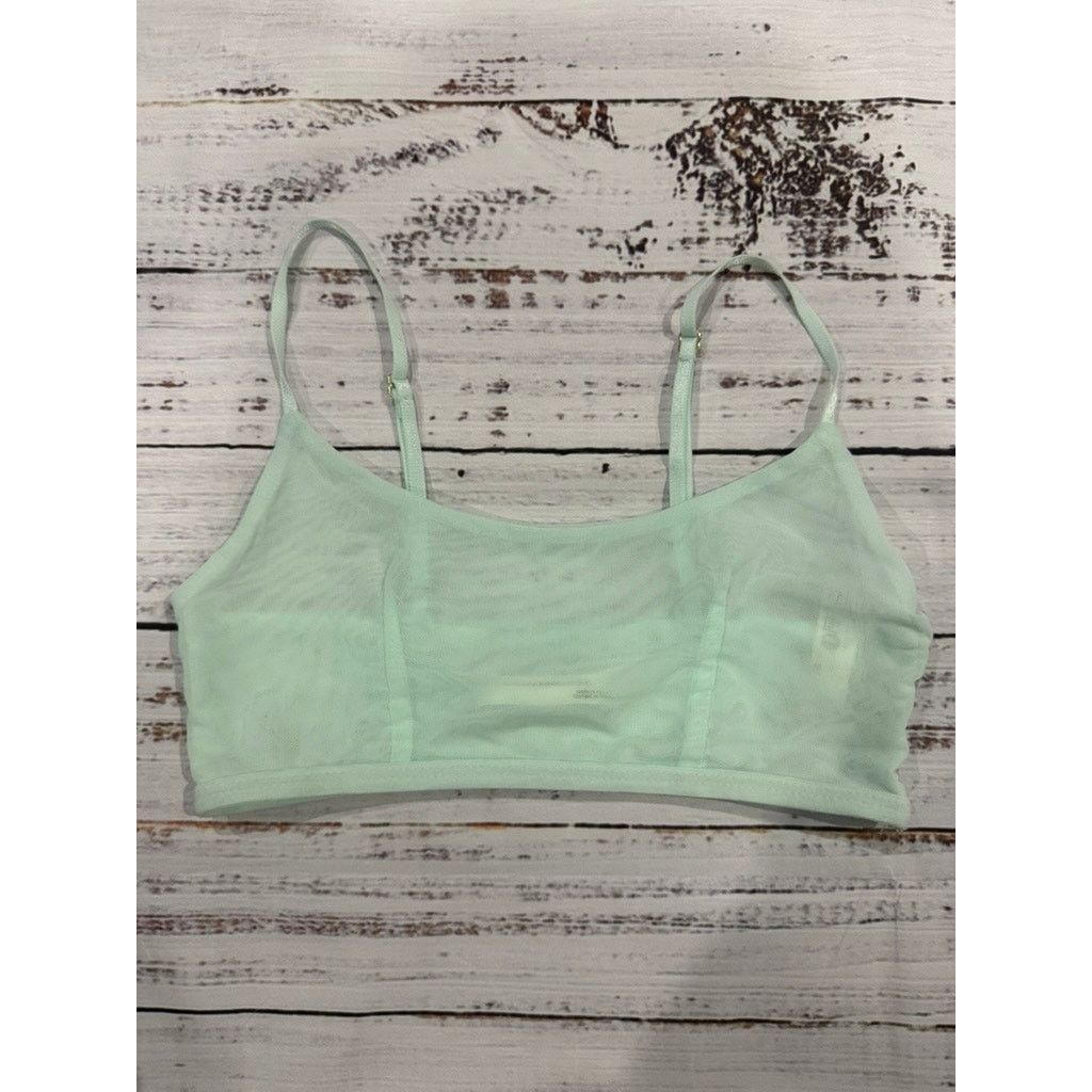 Anthropologie Anthropologie Mint Sheer Mesh Bralette XXS Adjustable Strap Size ONE SIZE - 1 Thumbnail