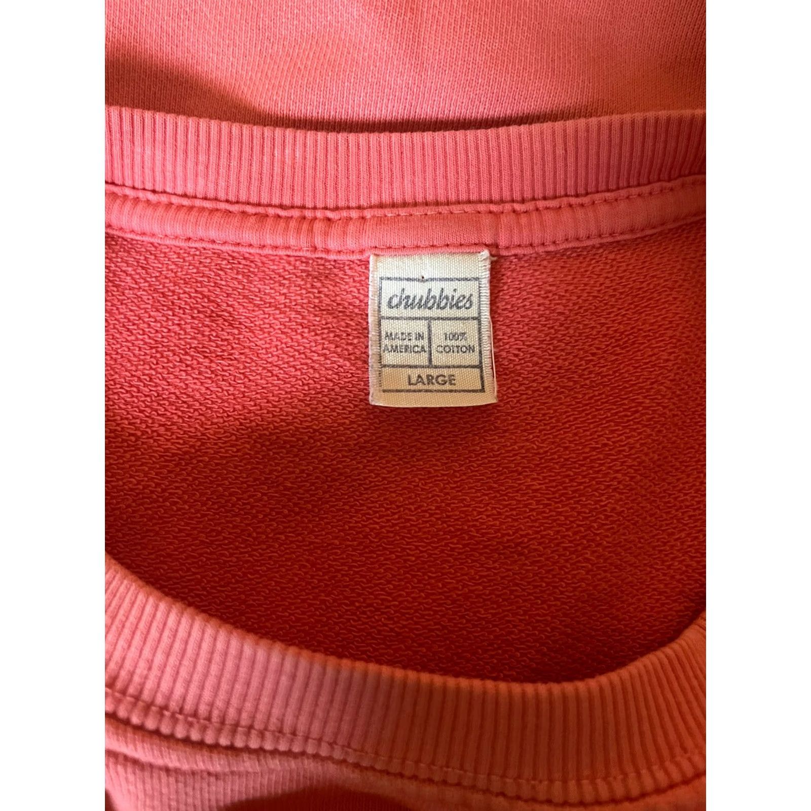 Chubbies VINTAGE Chubbies Long Sleeve Shirt Mens L Pink 100% Cotton Shirt Mens L Size US L / EU 52-54 / 3 - 5 Thumbnail