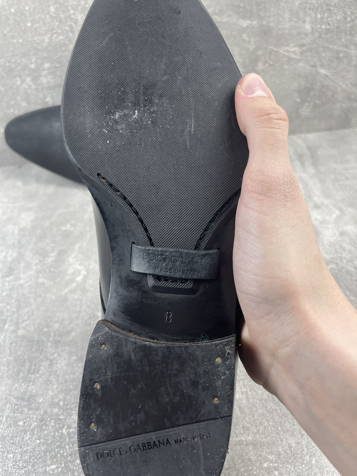 Dolce & Gabbana Dolce & Gabbana Patent Leather Derby Black Dress Shoes Size US 8 / EU 41 - 10 Thumbnail