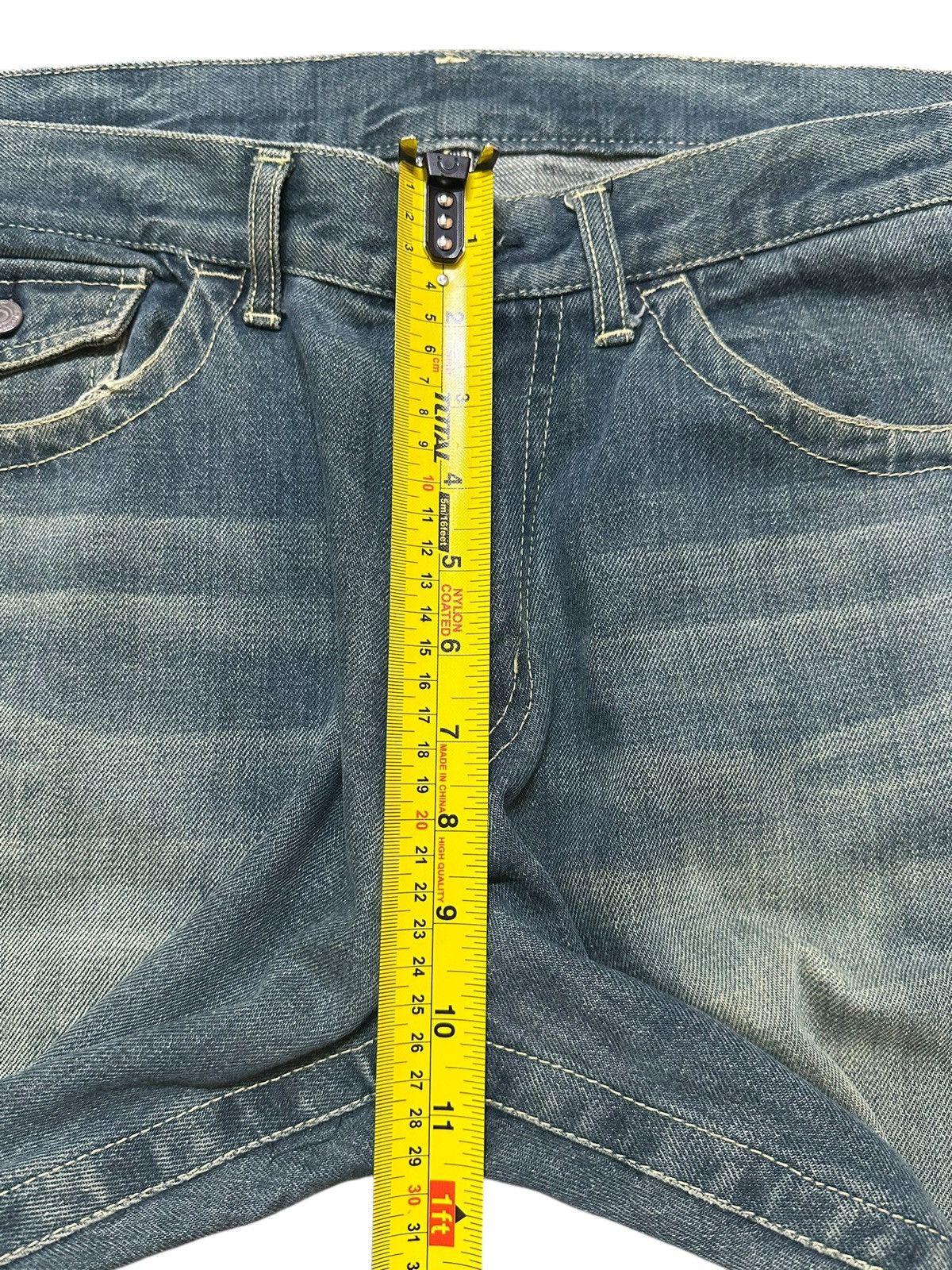 Japanese Brand Vintage Japanese Brand Mud Faded Stone Wash Distress Loose Size US 34 / EU 50 - 14 Thumbnail