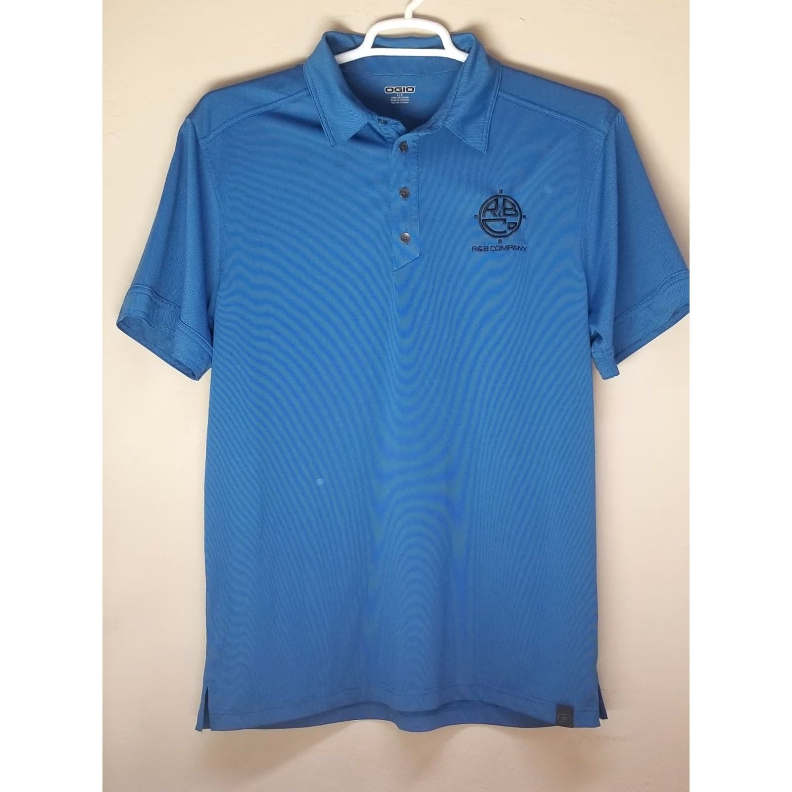 Vintage OGIO Mens Large Blue Button Short Sleeve Polo Golf Sports Shirt Casual Size US L / EU 52-54 / 3 - 3 Thumbnail