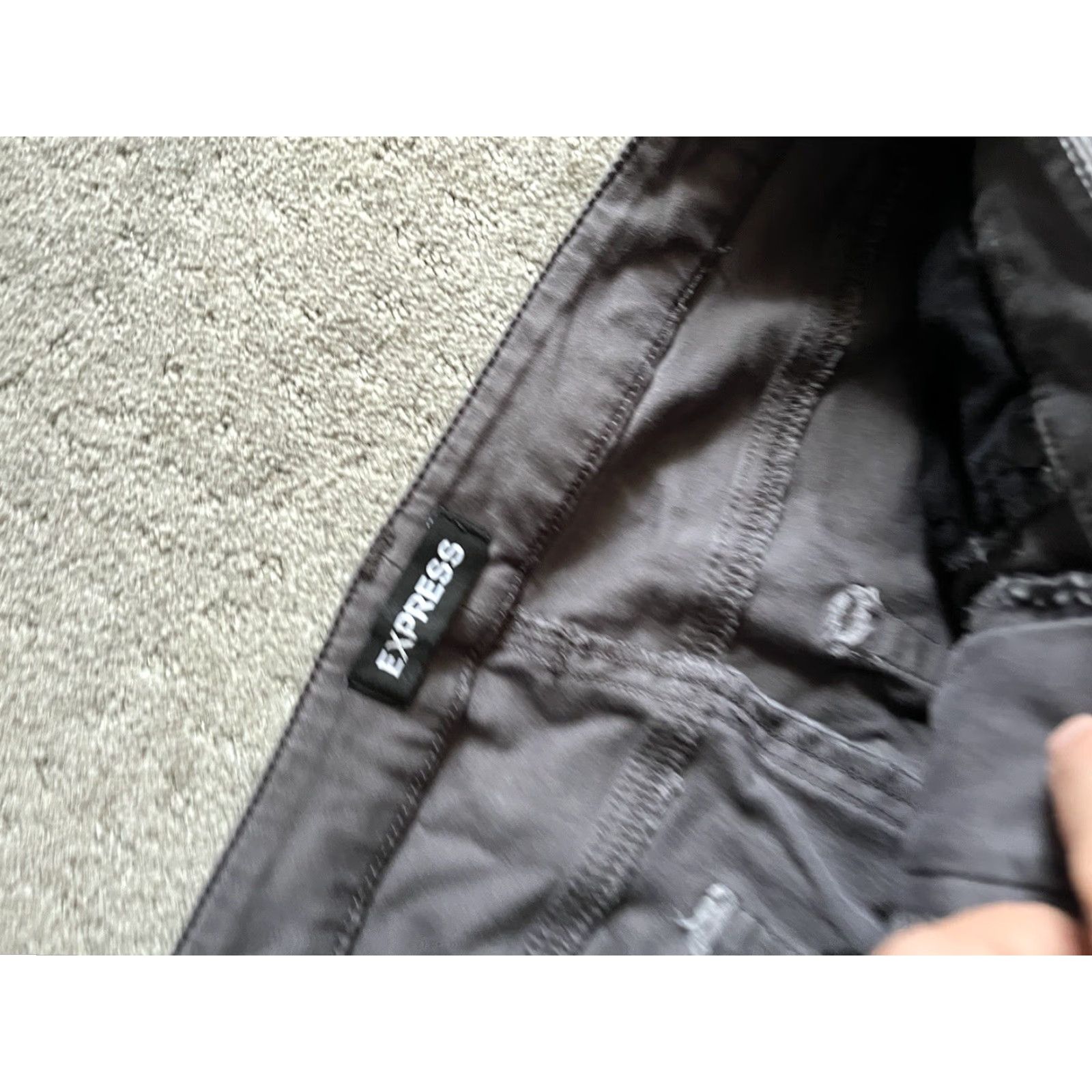 Express Express Slim Fit Denim Jeans 29x26 Mens Gray Slim Fit 5-Pocket City Size US 29 - 5 Thumbnail