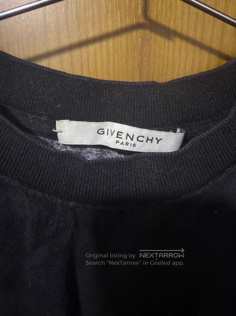 Givenchy Givenchy Velvet sweatshirt men's M码 black Size US M / EU 48-50 / 2 - 3 Thumbnail