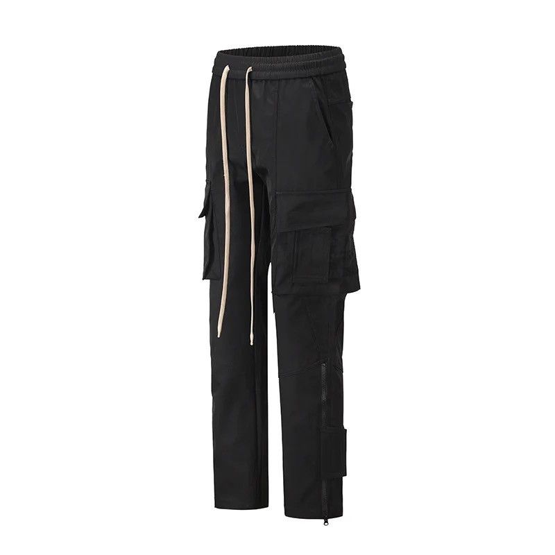 Utility tactical flared cargo pants y2k