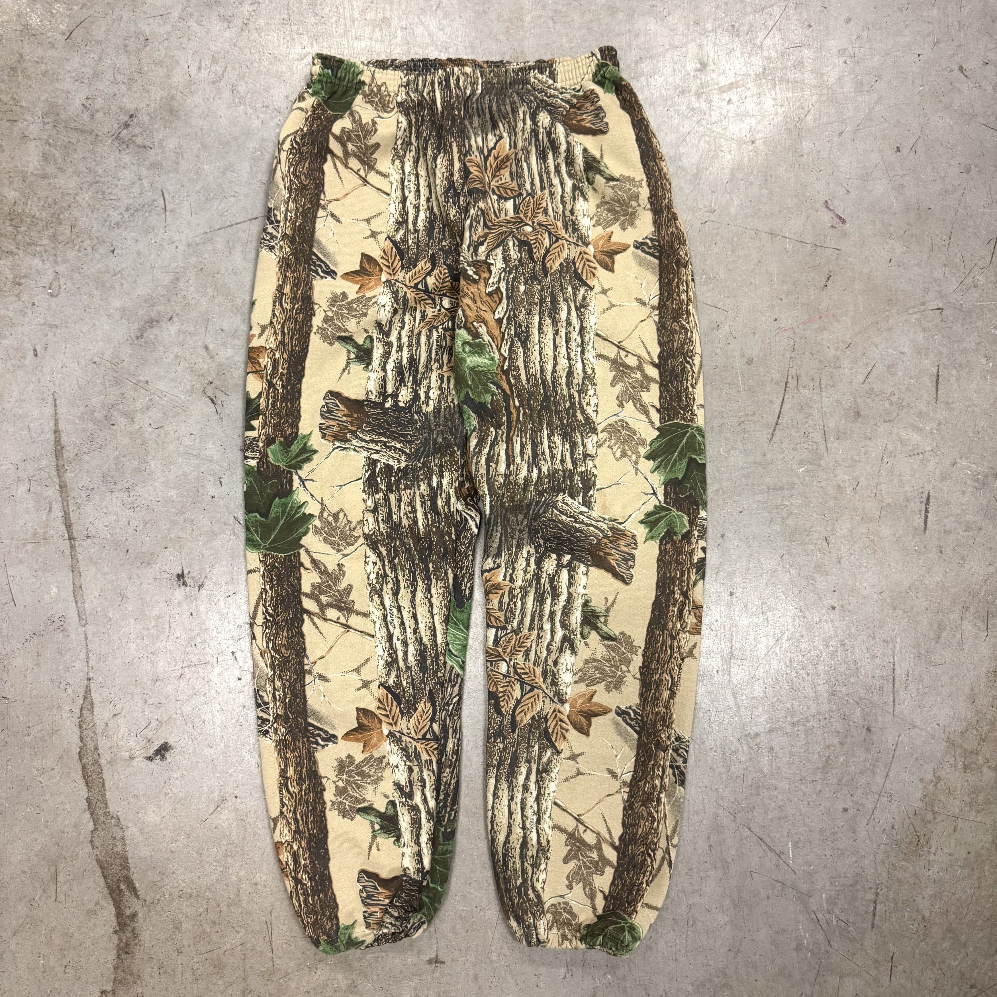 Jerzees VTG 90s Woodland Realtree Camo Sweatpants Jerzees Outdoor XL Size US 34 / EU 50 - 1 Thumbnail