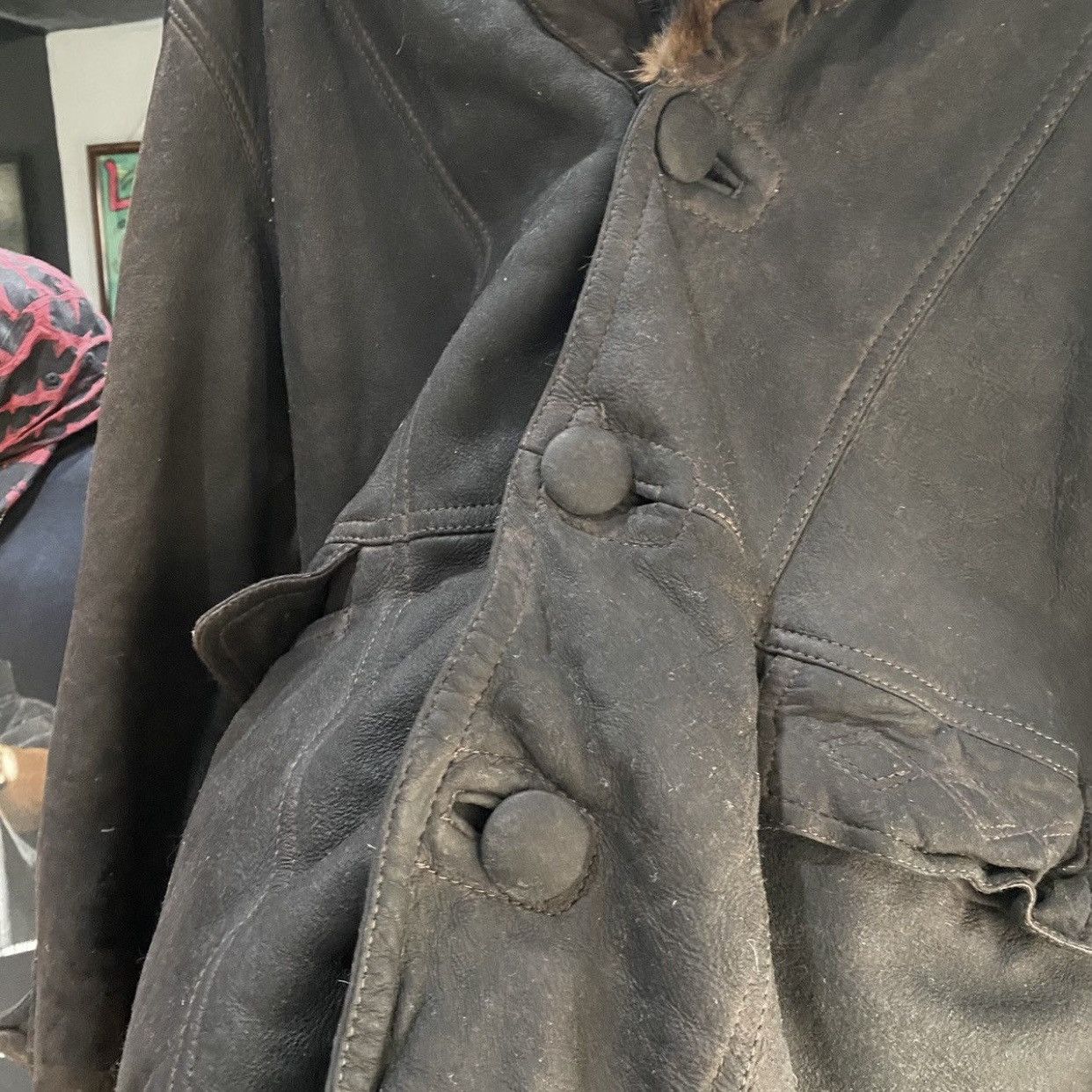 Pierre Balmain Pierre Balmain Vintage Shearling Leather Coat Sheepskin Size US M / EU 48-50 / 2 - 11 Thumbnail