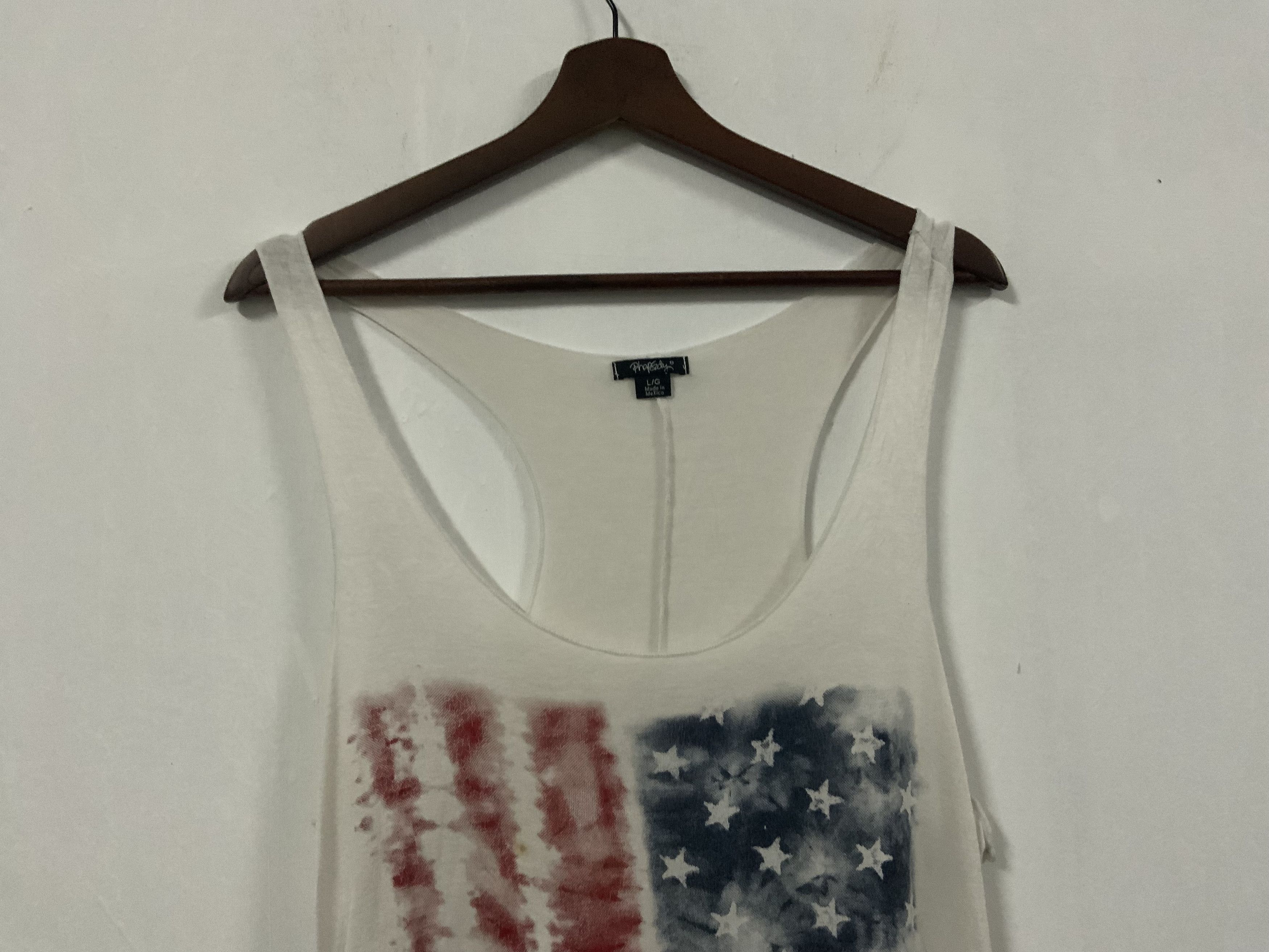 14th Addiction Rhapsody United State Union Flag Rayon Tanks Top Size US L / EU 52-54 / 3 - 4 Thumbnail