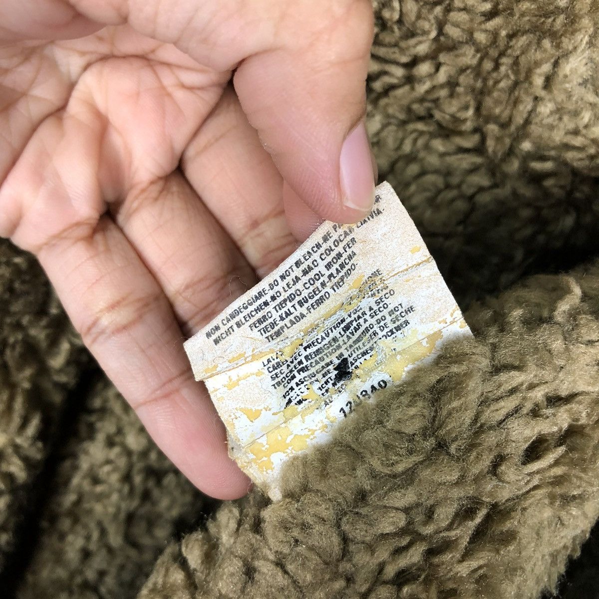 Japanese Brand 📌VINTAGE LONG JACKET SHEARLING FUR LINING BIKER REPLAY Size US XS / EU 42 / 0 - 23 Thumbnail