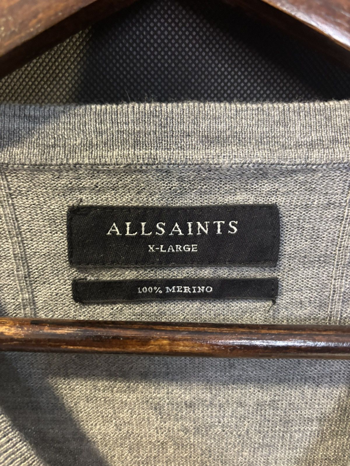 Allsaints Merino Wool Sweater Size US XL / EU 56 / 4 - 4 Thumbnail