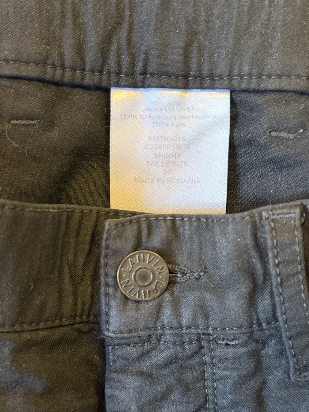 Lanvin Lanvin Black Pants Size US 33 - 5 Thumbnail