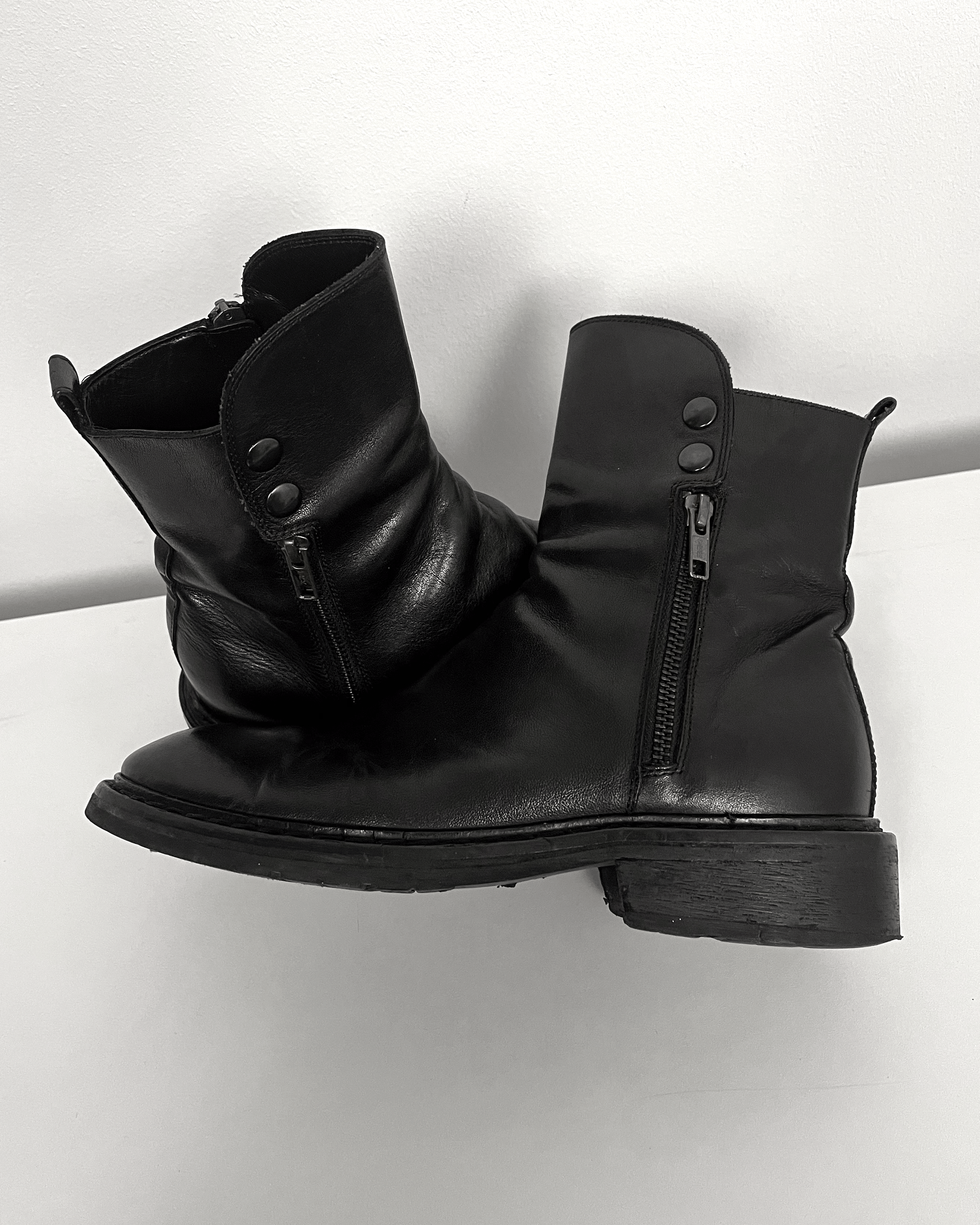 Ann Demeulemeester Ann Demeulemeester Biker Boots Size US 5.5 / EU 38 - 7 Thumbnail
