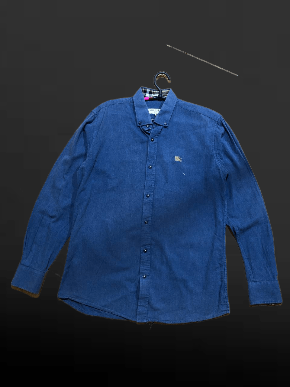 Burberry Burberry Blue Embroidered Logo Shirt casual Size US M / EU 48-50 / 2 - 1 Thumbnail