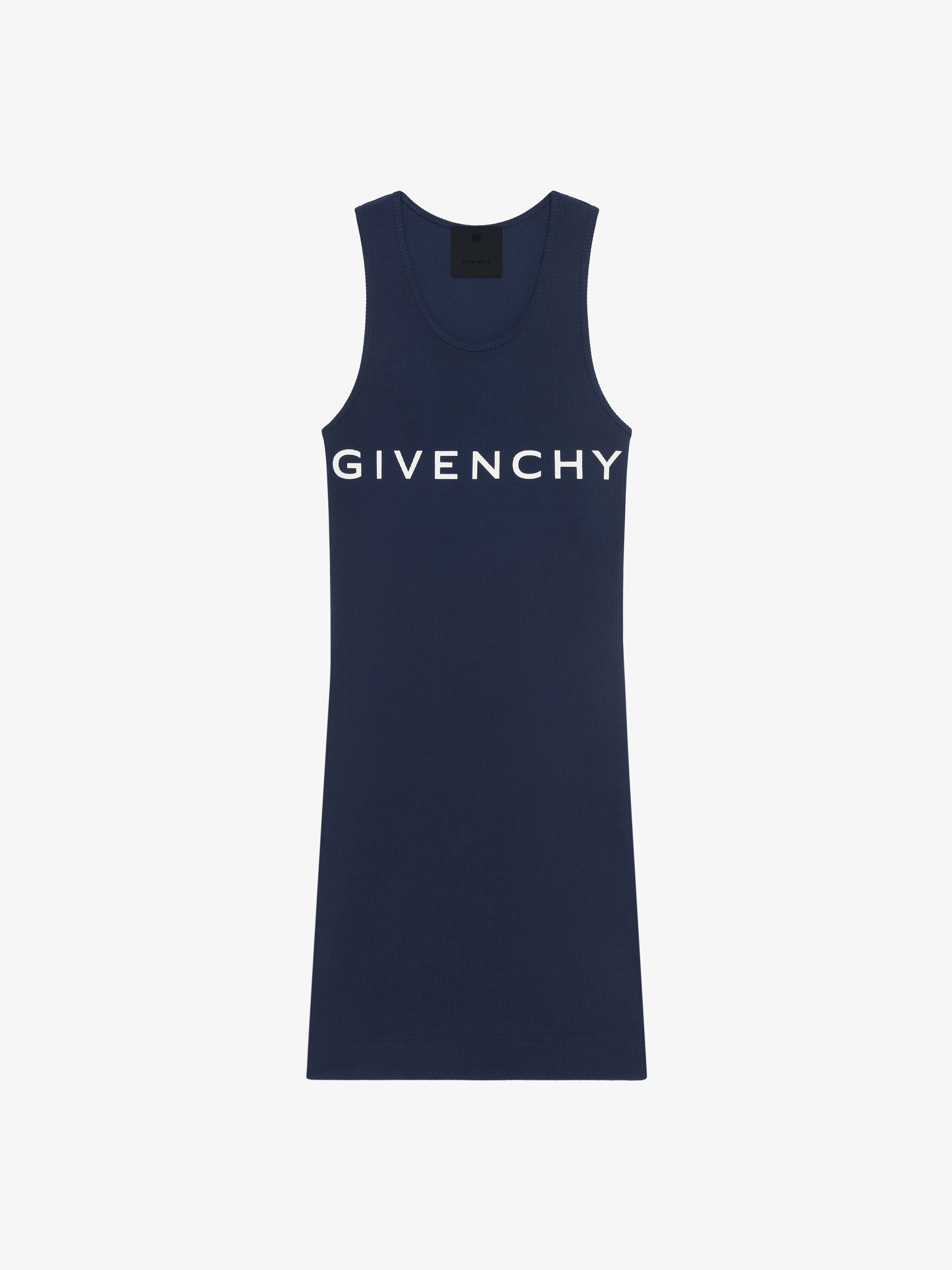 Givenchy o1srvl11e0925 Archetype Tank Top Dress In Jersey in Blue Size M / US 6-8 / IT 42-44 - 1 Thumbnail