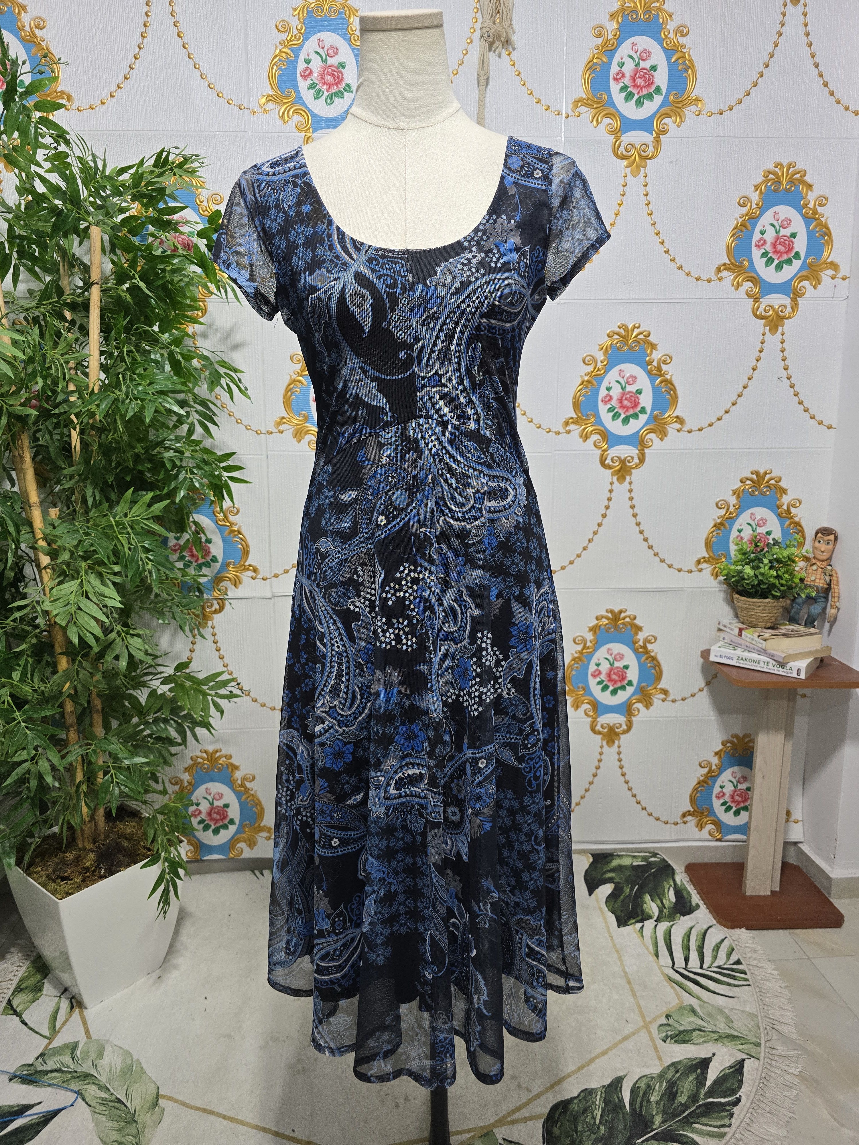 desigual mesh dress Sleeveless Abstract Floral Print Mesh Dress (Women)