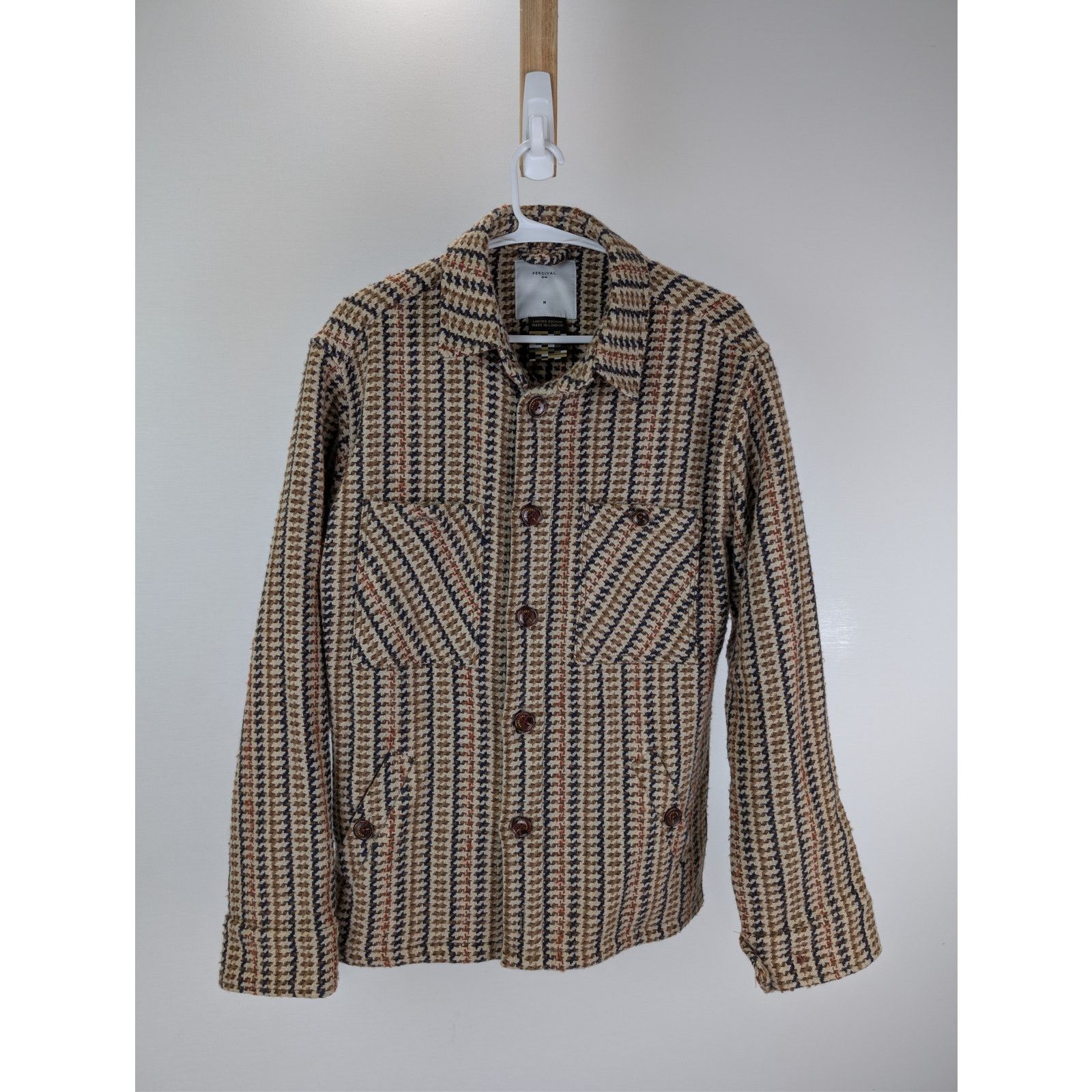 Percival o1rshd1 CC20 Flannel Hazel Mini Hound Workshirt Shirt Size US M / EU 48-50 / 2 - 2 Thumbnail
