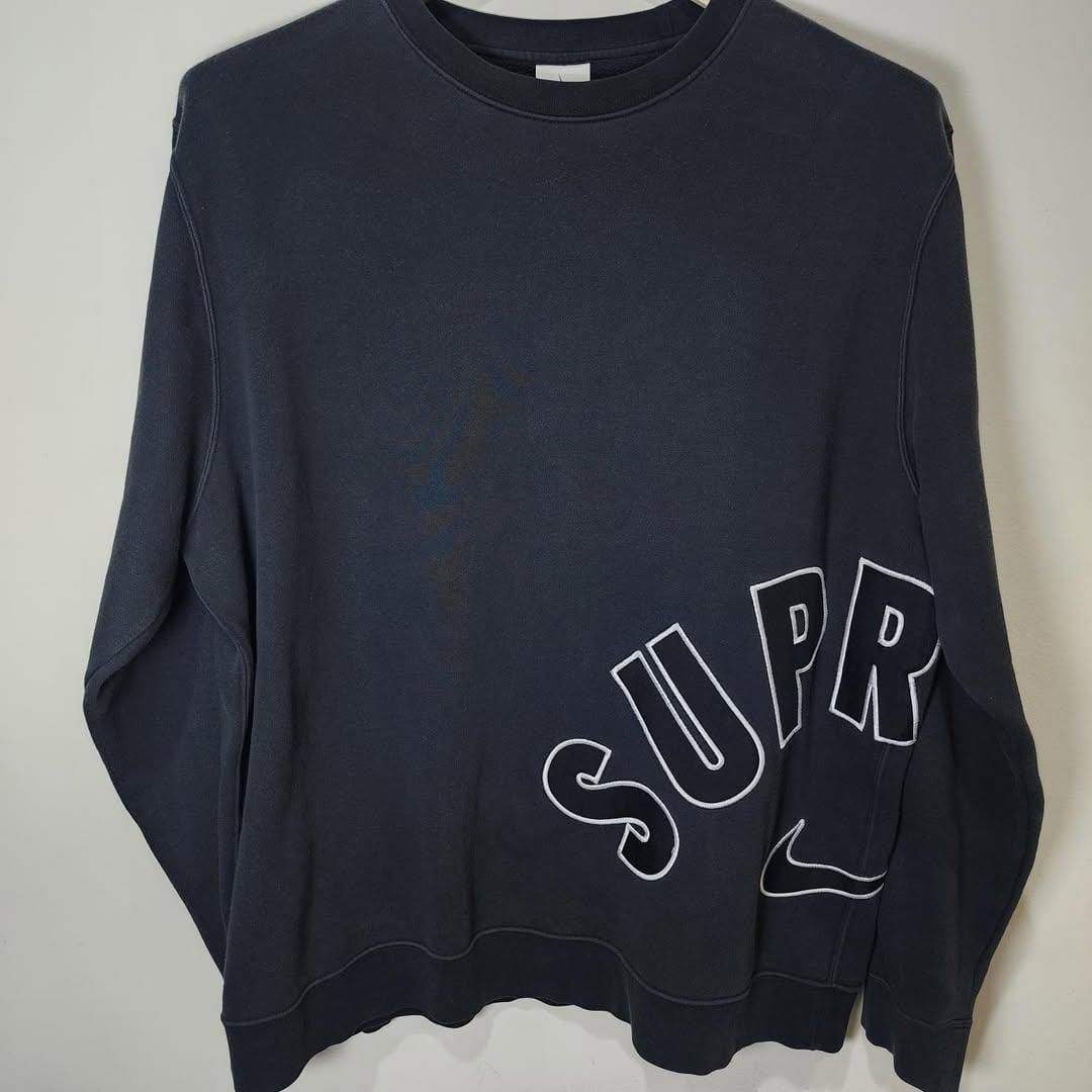 人気話題コラボ！Supreme x Nike Jewel Crewneck Black Buy Supreme x Nike Jewel Crewneck 'Black' - FW20SW87 BLACK