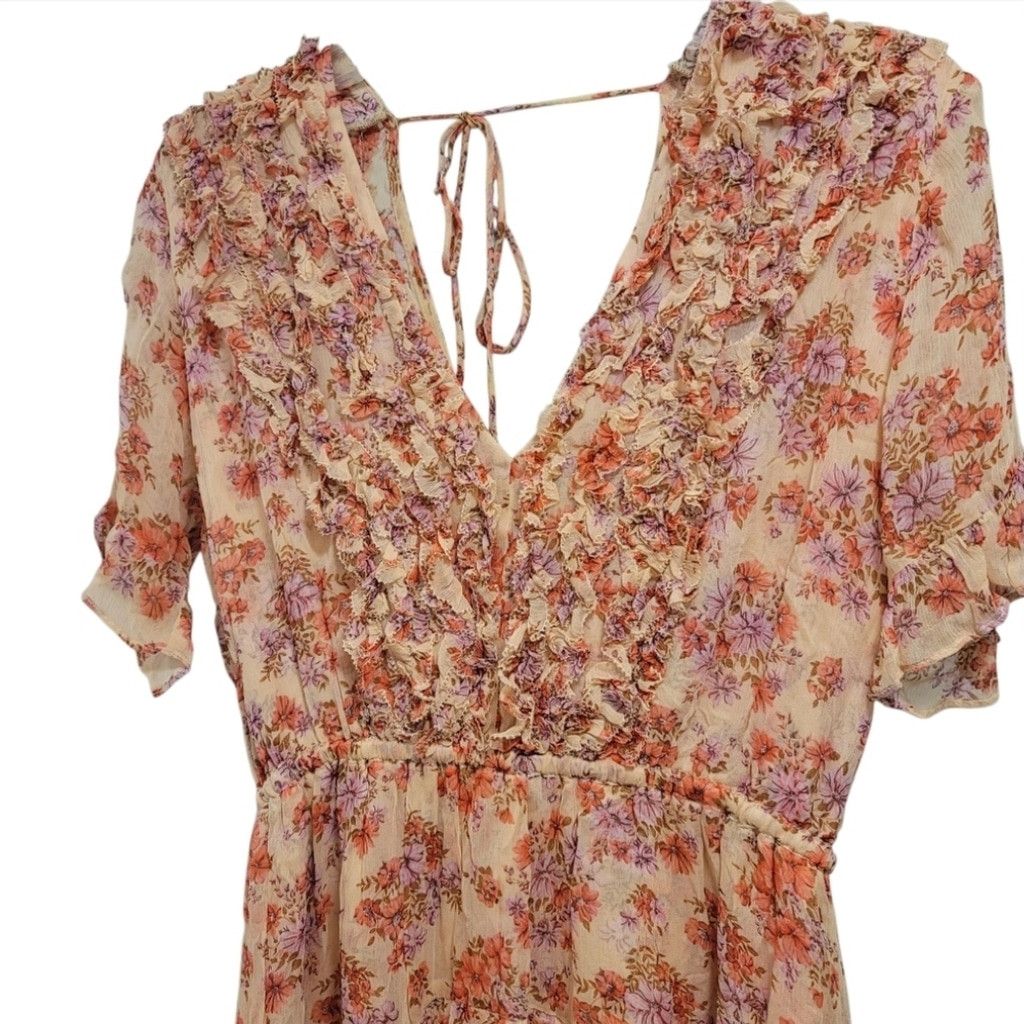 The Kooples The Kooples Vintage Flowers High/Low Dress Size XS / US 0-2 / IT 36-38 - 9 Thumbnail