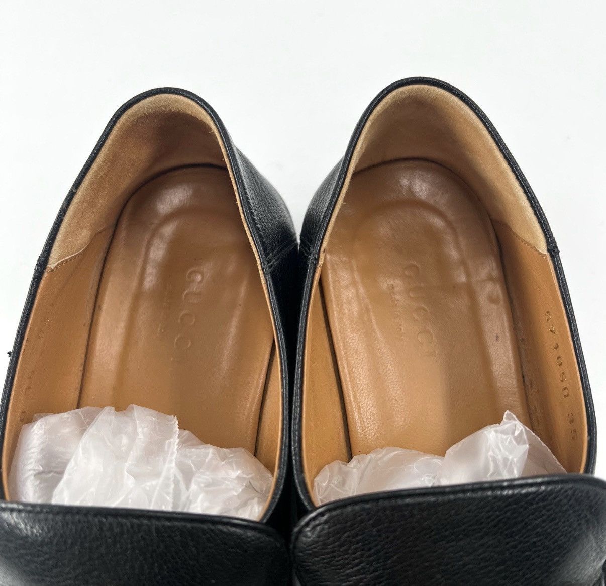 Gucci Gucci Women's Black Horsebit Convertible Heel Loafers K12 Size US 5 / IT 35 - 4 Thumbnail