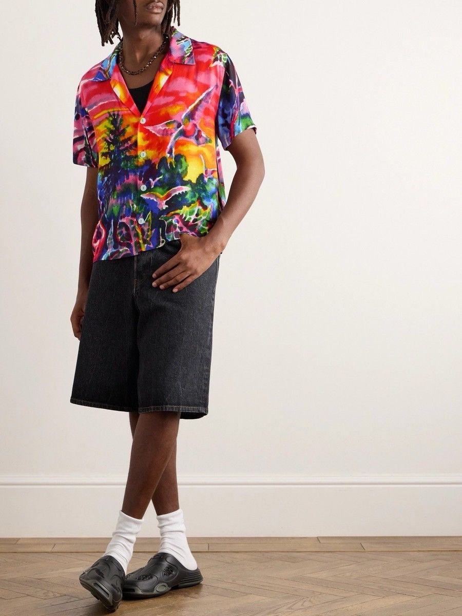 Brain Dead BRAIN DEAD Forgotten forest Button shirt NEW M Hawaiian S/S Size US M / EU 48-50 / 2 - 5 Thumbnail