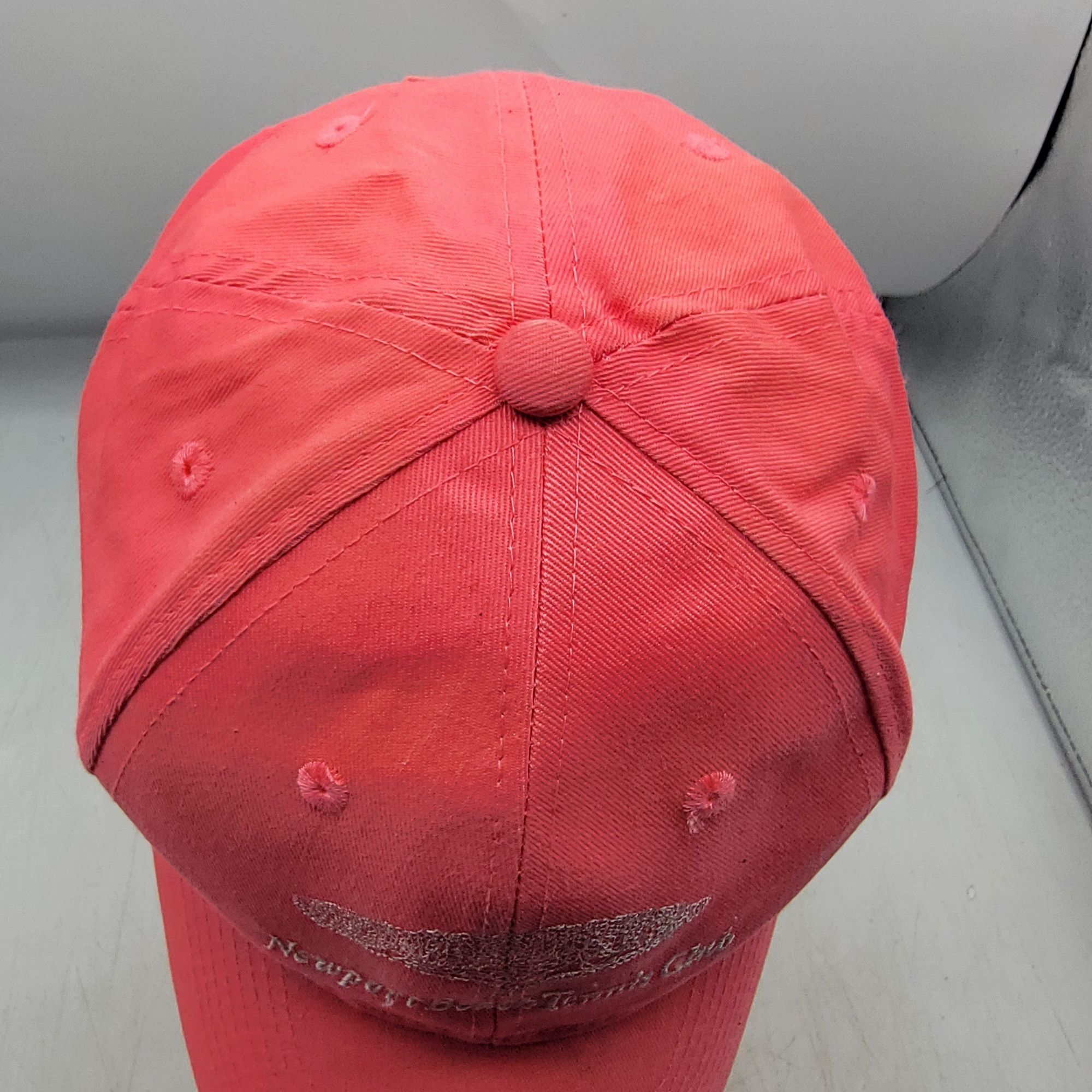 Other Newport Beach Tennis Club Adults Coral Pink Hat Cap Casual O Size ONE SIZE - 5 Thumbnail
