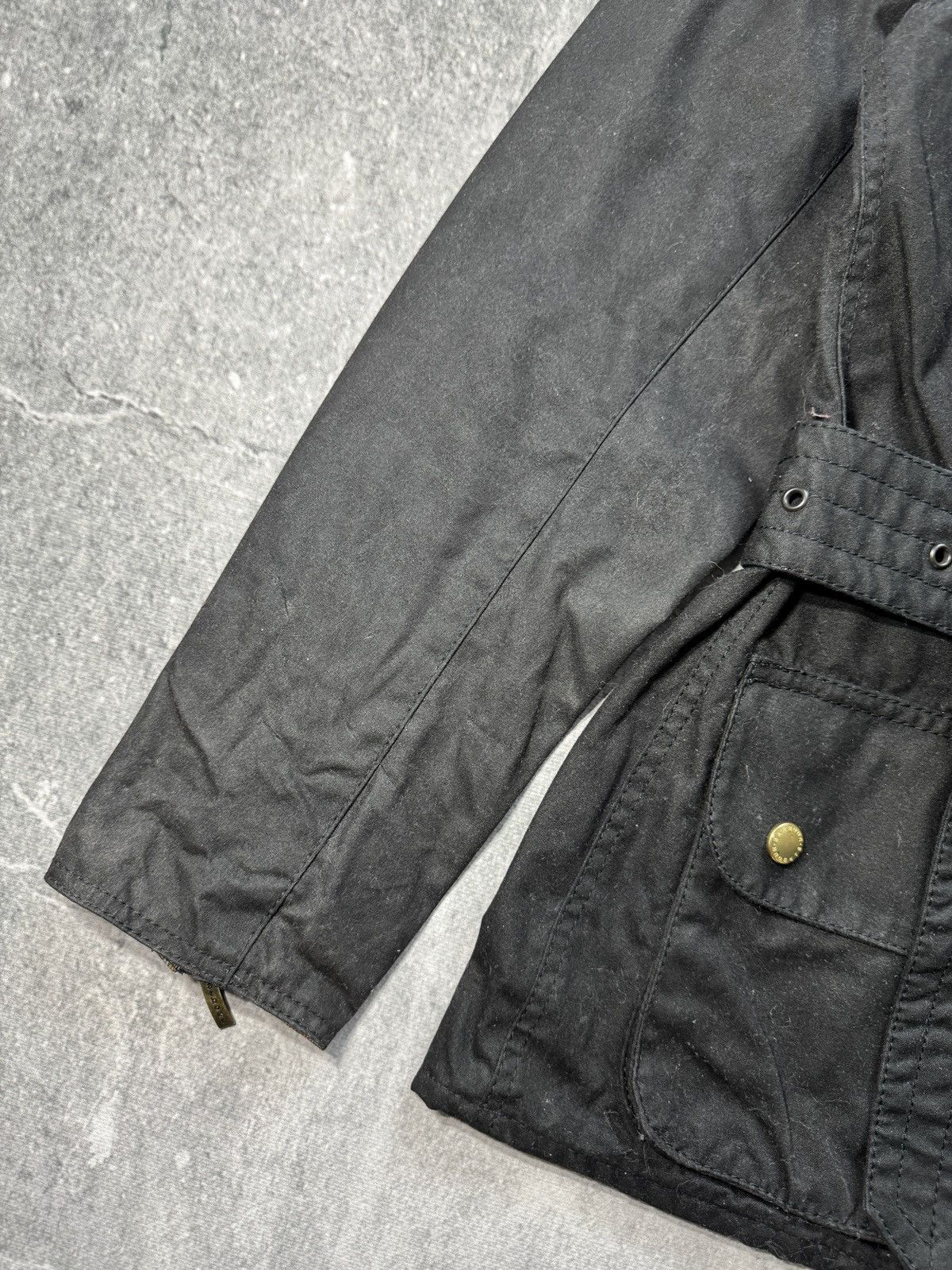 Barbour Barbour belted Wax Jacket Size 40 LWX00038K51 Size L / US 10 / IT 46 - 3 Thumbnail