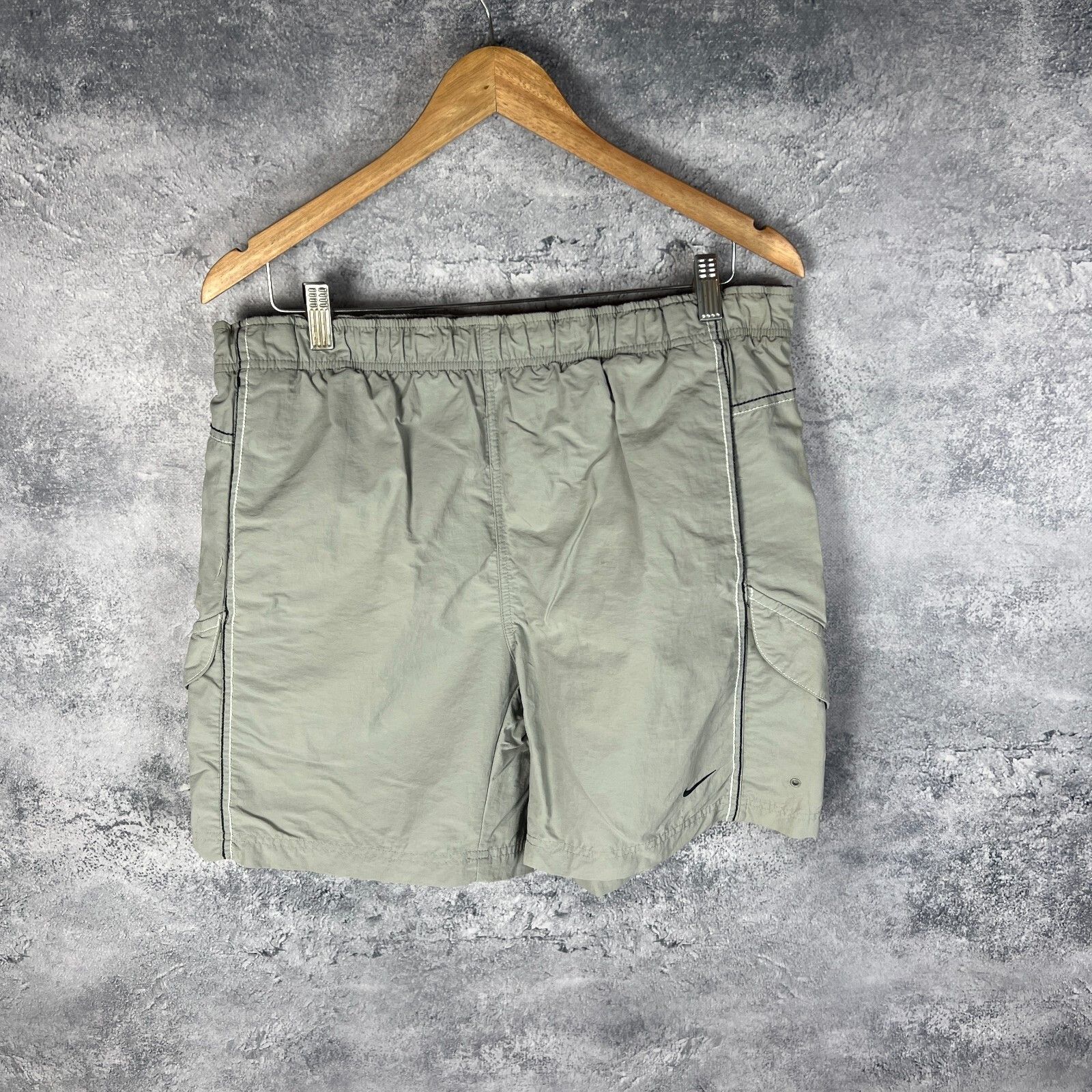 Nike Nike Vintage Cargo Shorts Men's Size L Gray ` Size US 34 / EU 50 - 1 Thumbnail