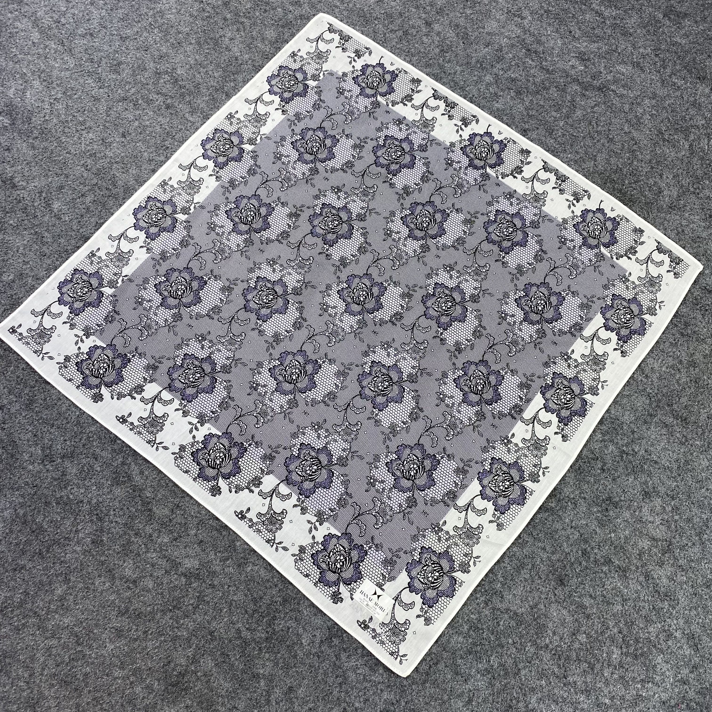 Hanae Mori Hanae Mori Handkerchief / Bandana / Neckerchief-B839 Size ONE SIZE - 4 Thumbnail