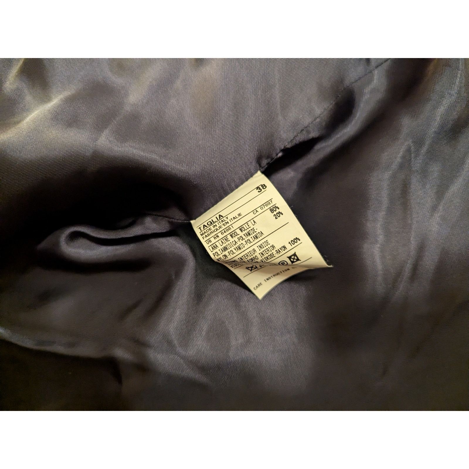United Colors Of Benetton United Colors of Benetton Pea Coat 38 Wool Made in Italy Size S / US 4 / IT 40 - 8 Thumbnail