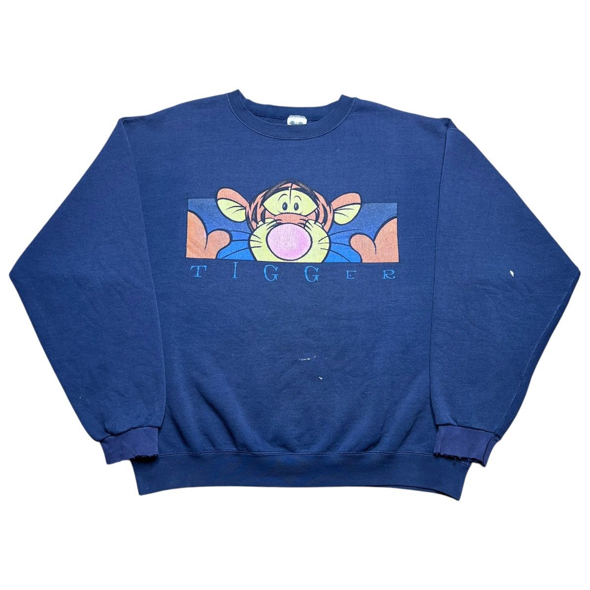 Disney Vintage 1990s Tigger Winnie The Pooh Disney Store Sweatshirt Size US XL / EU 56 / 4 - 1 Thumbnail