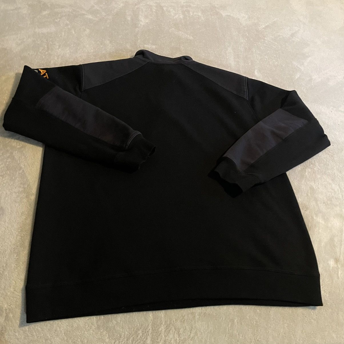 Ariat Ariat Rebar Mens XL Tall Black Quarter Zip Sweatshirt Size US XL / EU 56 / 4 - 2 Thumbnail