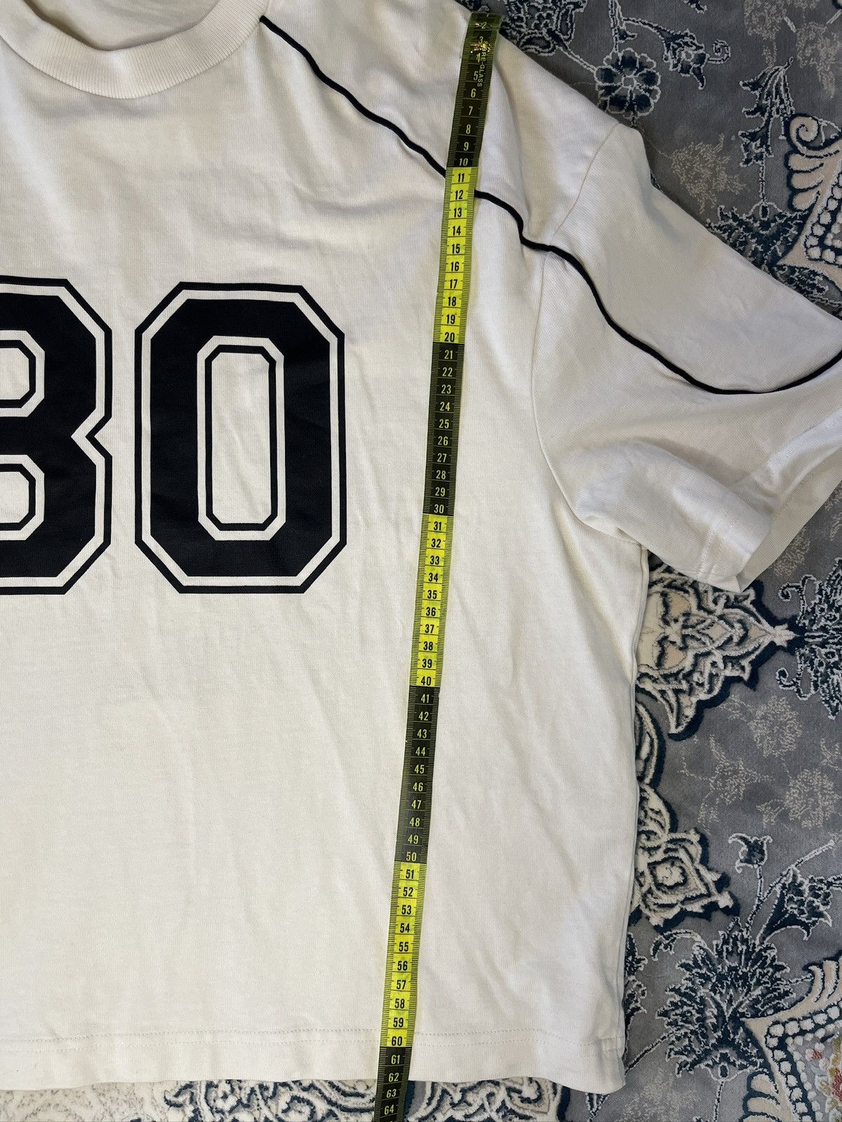 Zara Y2K cropped oversized jersey tee Size US M / EU 48-50 / 2 - 5 Thumbnail