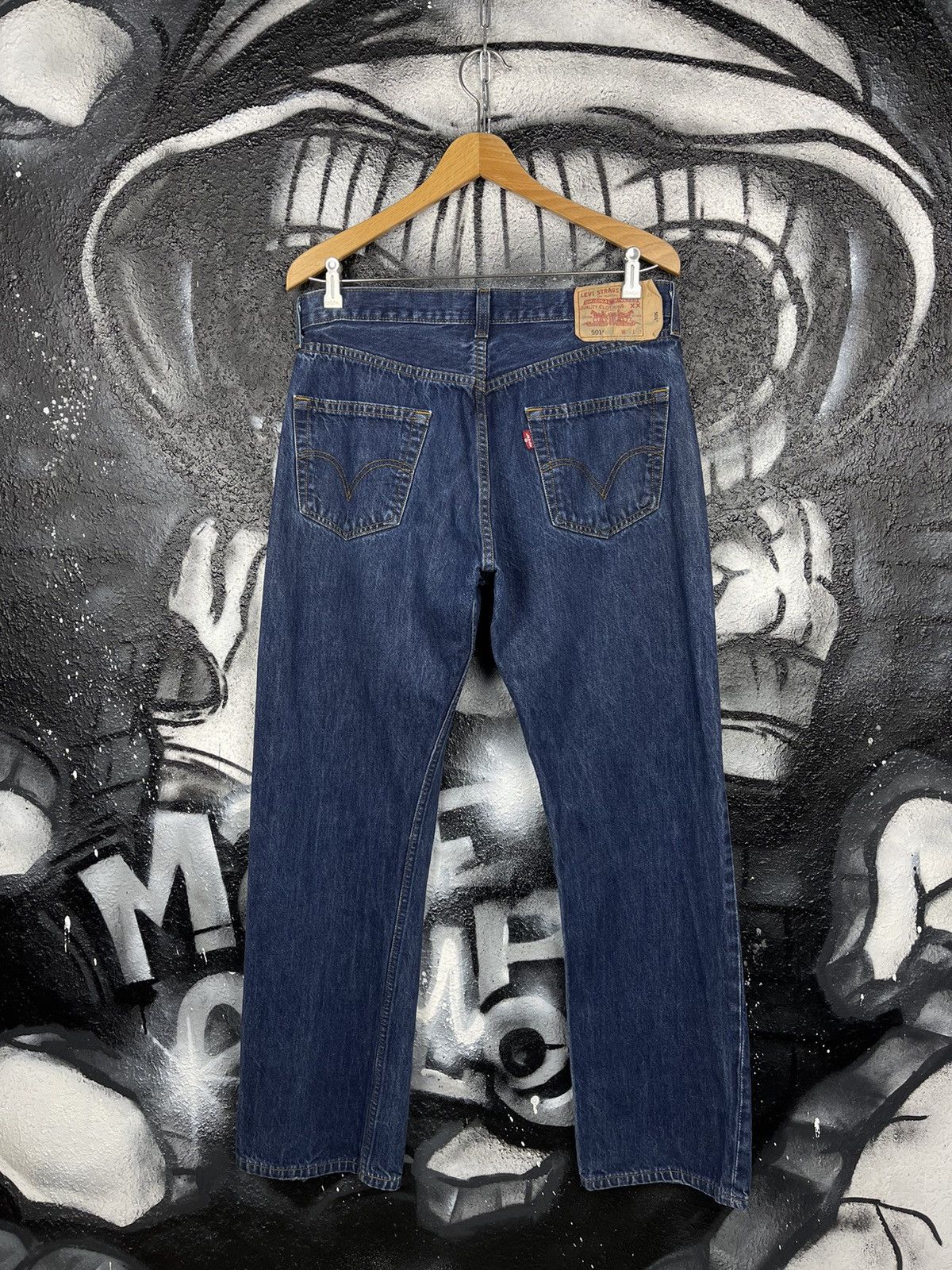 Levi's Levi’s 501 Vintage Navy Blue Denim Jeans Men’s Size W34 L32 Size US 34 / EU 50 - 8 Thumbnail