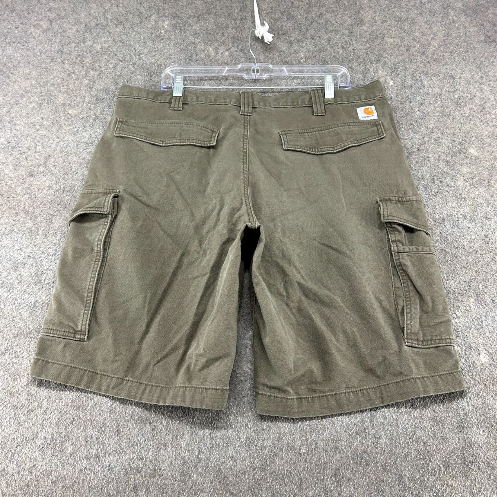 Carhartt Carhartt Shorts Mens 38 Green Cargo Relaxed Workwear Cotton Canvas 90s Beach Outdoor Pockets Distressed Baggy Regular Mary? Size US 38 / EU 54 - 6 Thumbnail