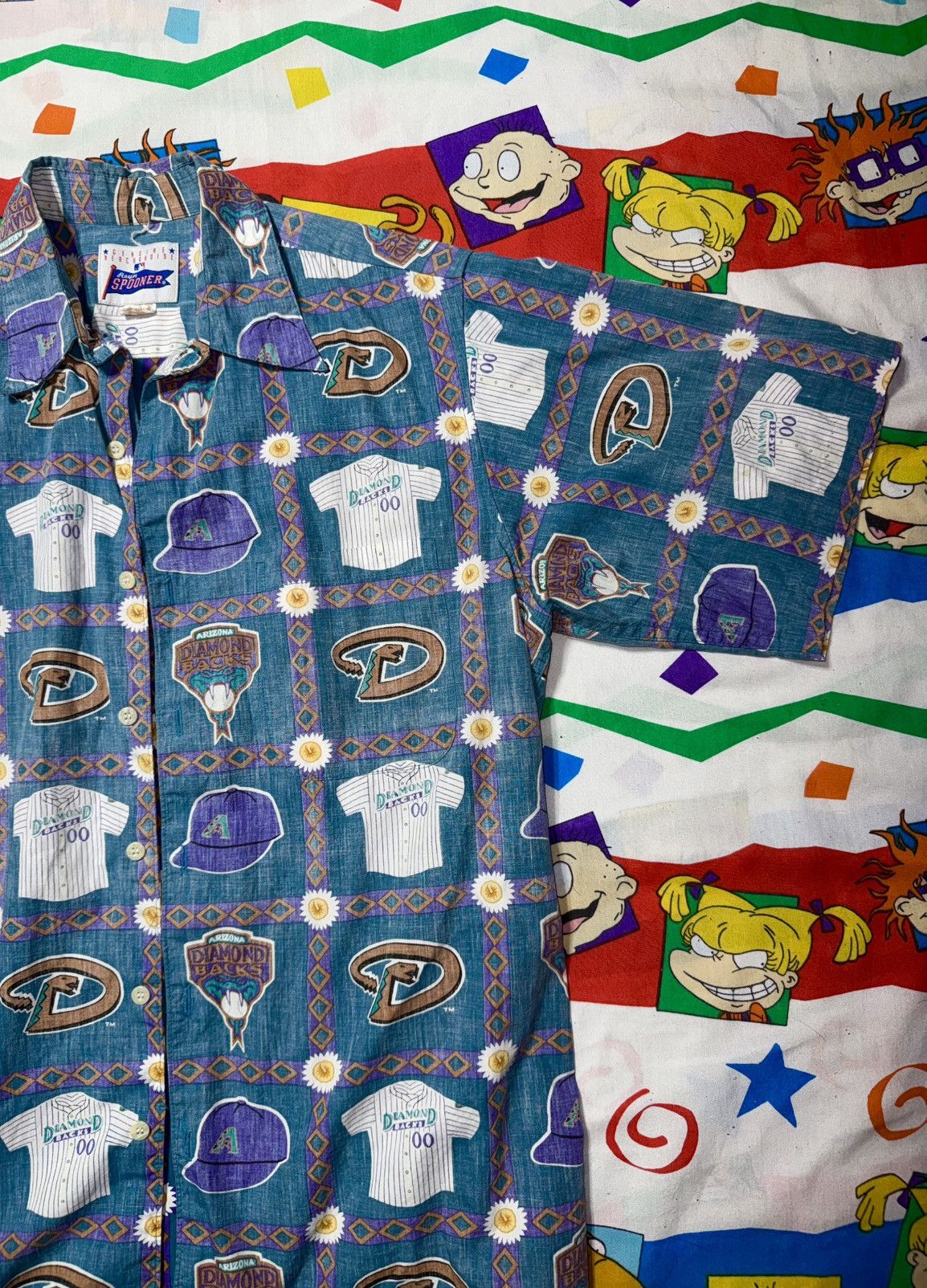 Reyn Spooner Vintage 1998 Reyn Spooner Arizona Diamondbacks MLB Shirt Size US S / EU 44-46 / 1 - 3 Thumbnail