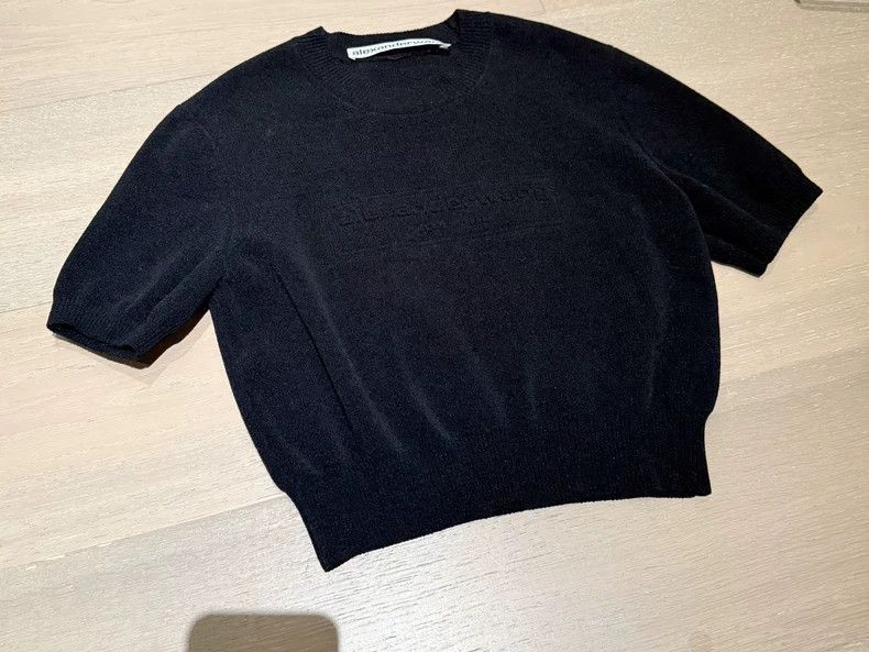 Alexander Wang Alexander Wang Short Knit Short Sleeve Top- Size S / US 4 / IT 40 - 4 Thumbnail