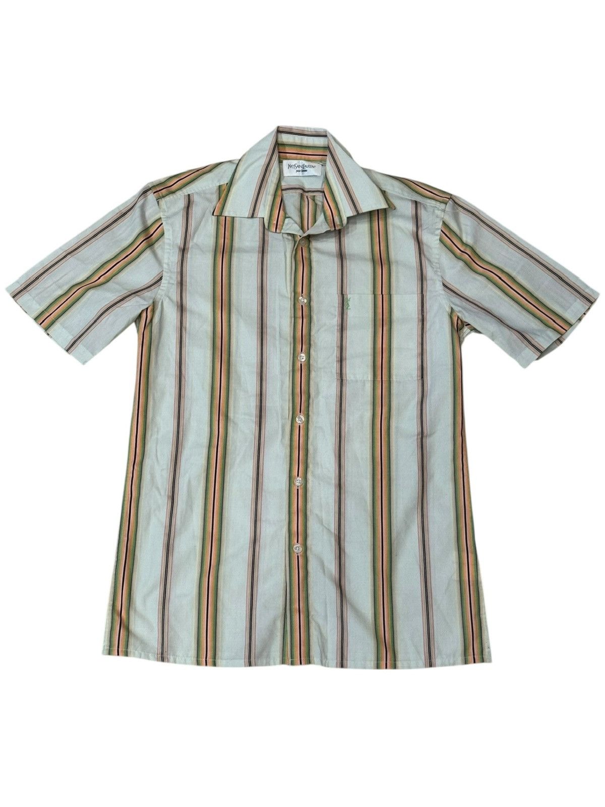 Yves Saint Laurent YSL Yves Saint Laurent Button Down Shirt Small Size US S / EU 44-46 / 1 - 5 Thumbnail