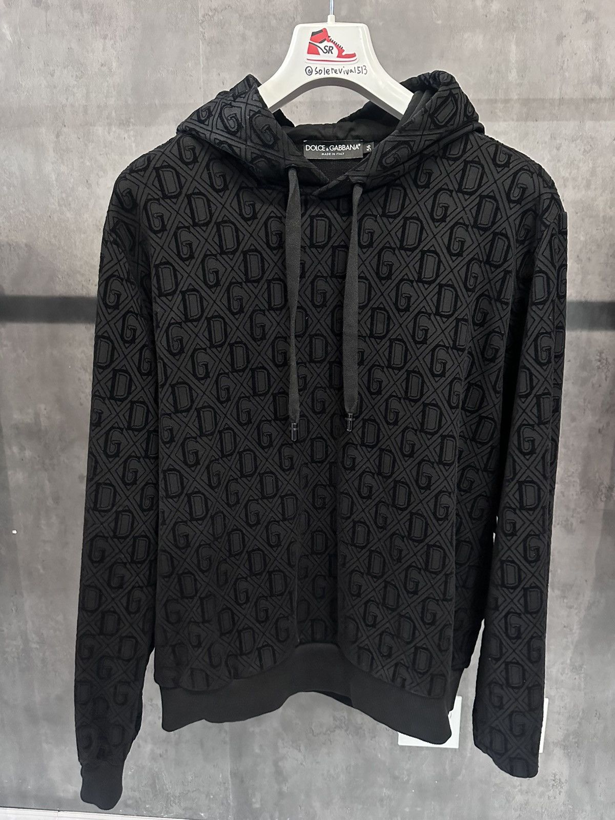 Dolce & Gabbana DOLCE & GABBANA BLACK HOODIE SIZE 56 Size US XL / EU 56 / 4 - 1 Thumbnail
