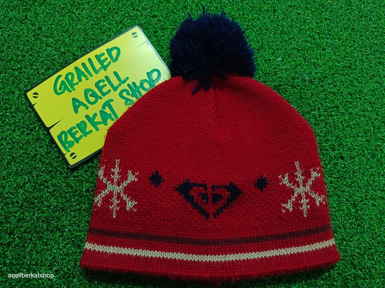 Japanese Brand VTG 90S ROXY Snowcap Beanie Size ONE SIZE - 1 Thumbnail