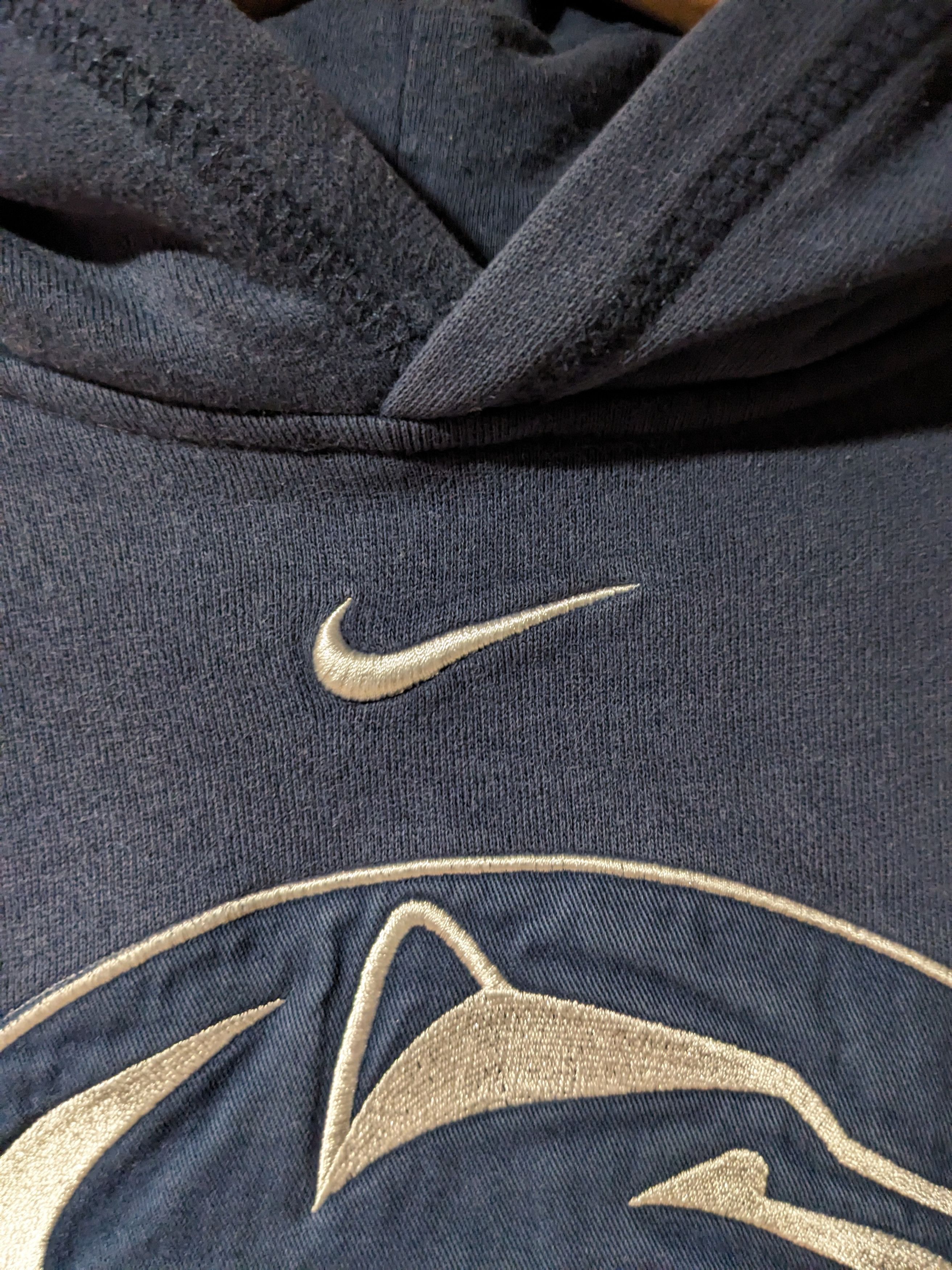 Nike Vintage 2010's Nike Center Swoosh Penn State Kids Hoodie Size US M / EU 48-50 / 2 - 2 Thumbnail