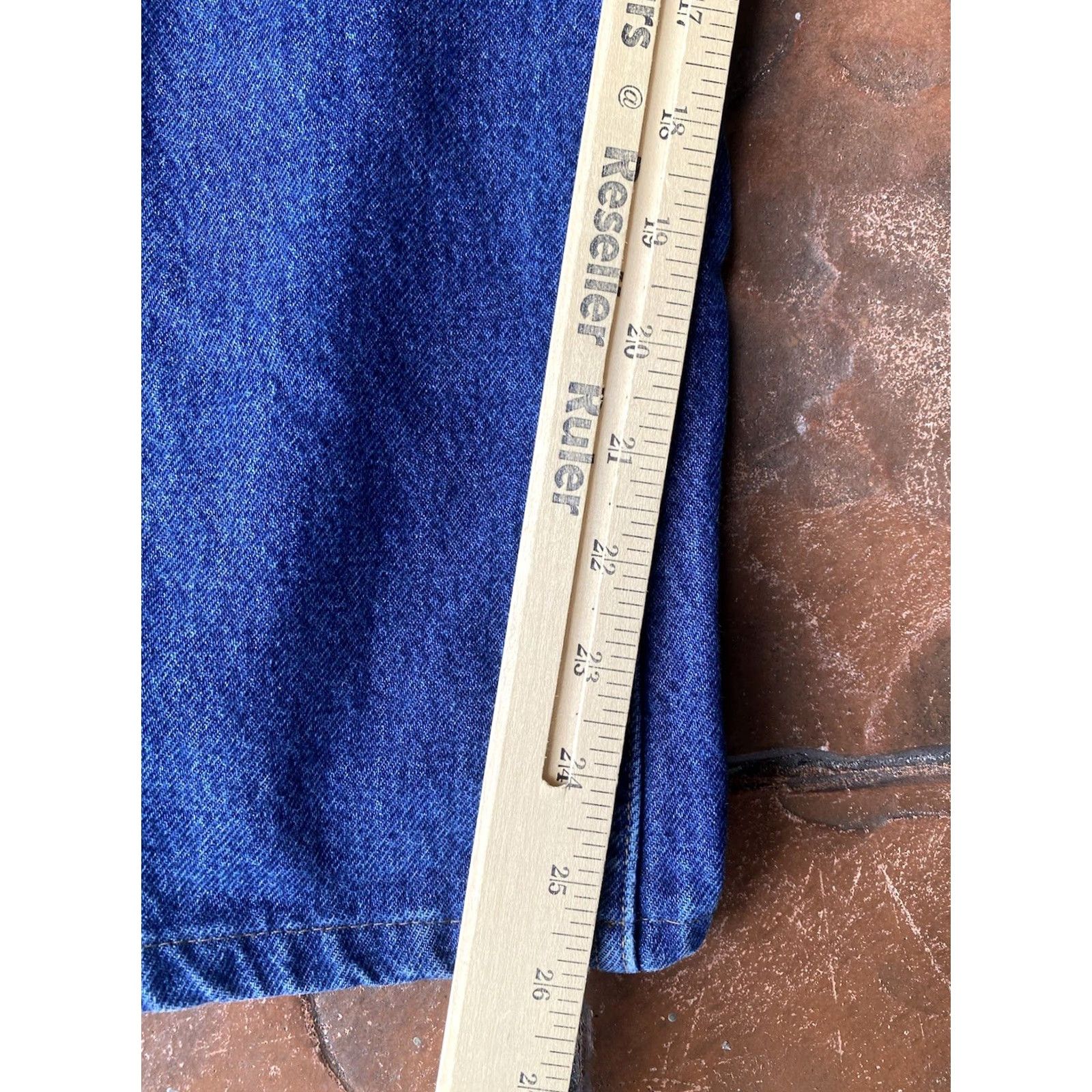 Levi's VINTAGE Levi's 519 Jeans Womens Juniors 13 Blue Denim Flared 90s Y2K 519 Model Girls Mens? Size 34" / US 12 / IT 48 - 8 Thumbnail